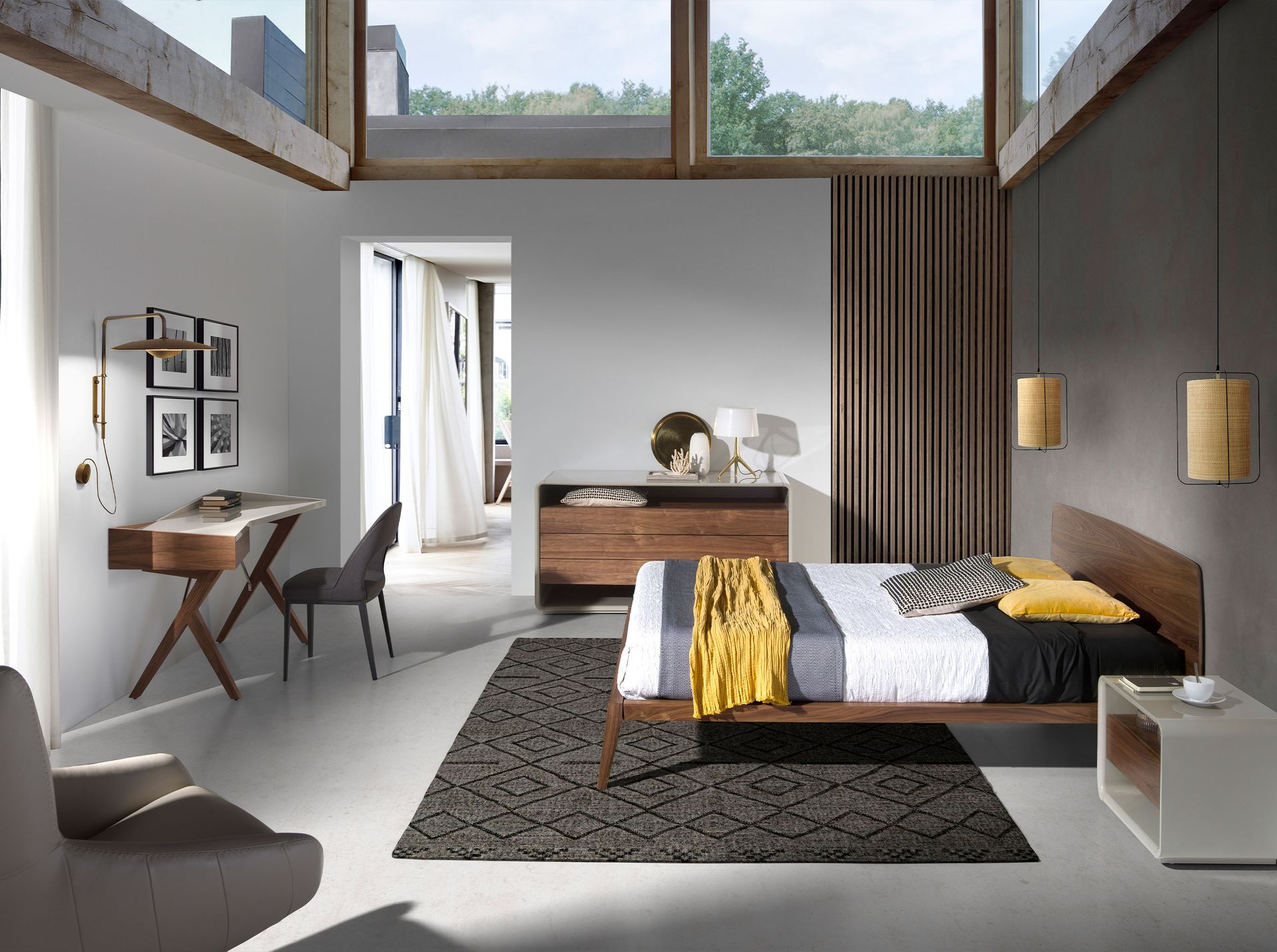 3018 Desk Wood veneer Spain