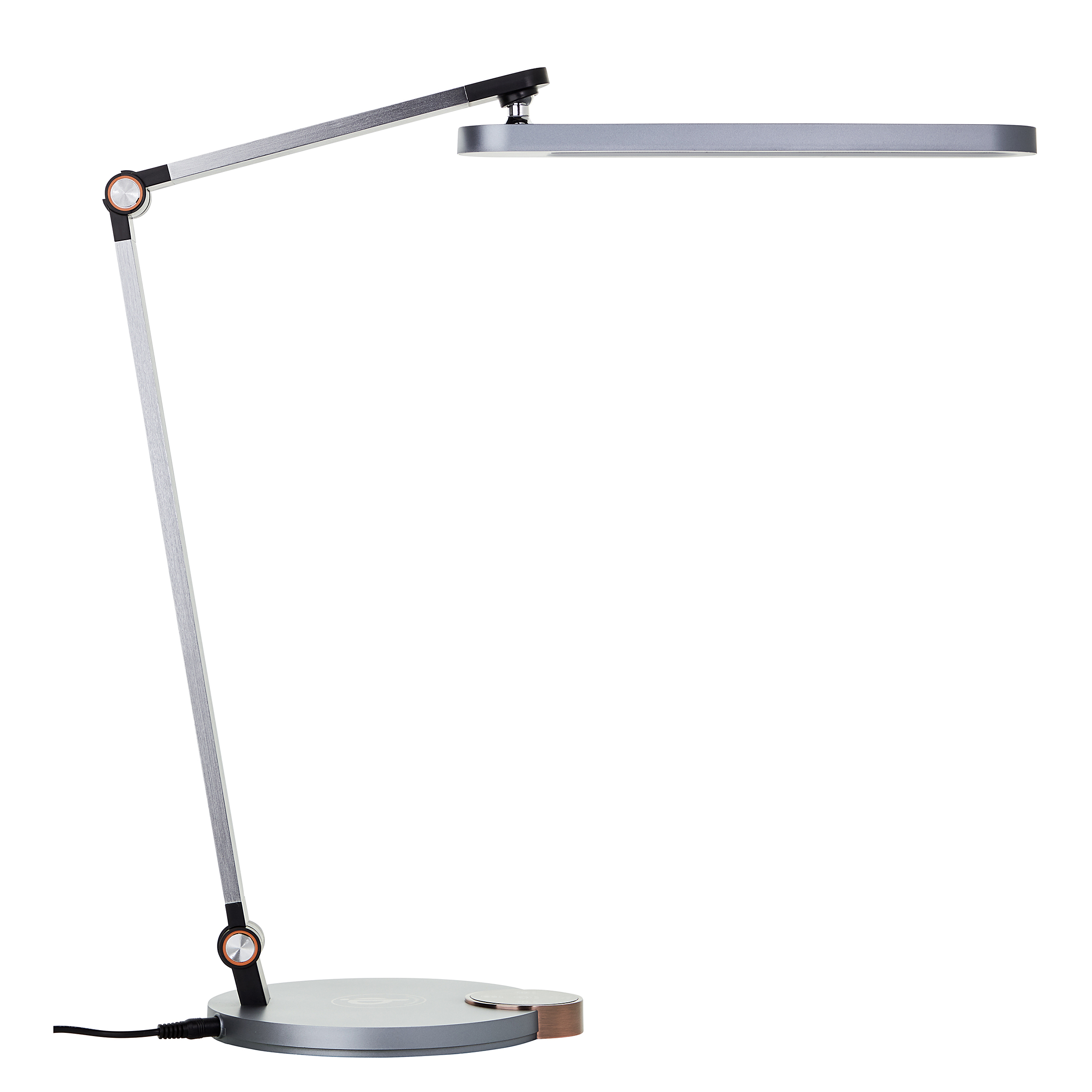 LED-Schreibtischlampe Officehero Aluminium Silber