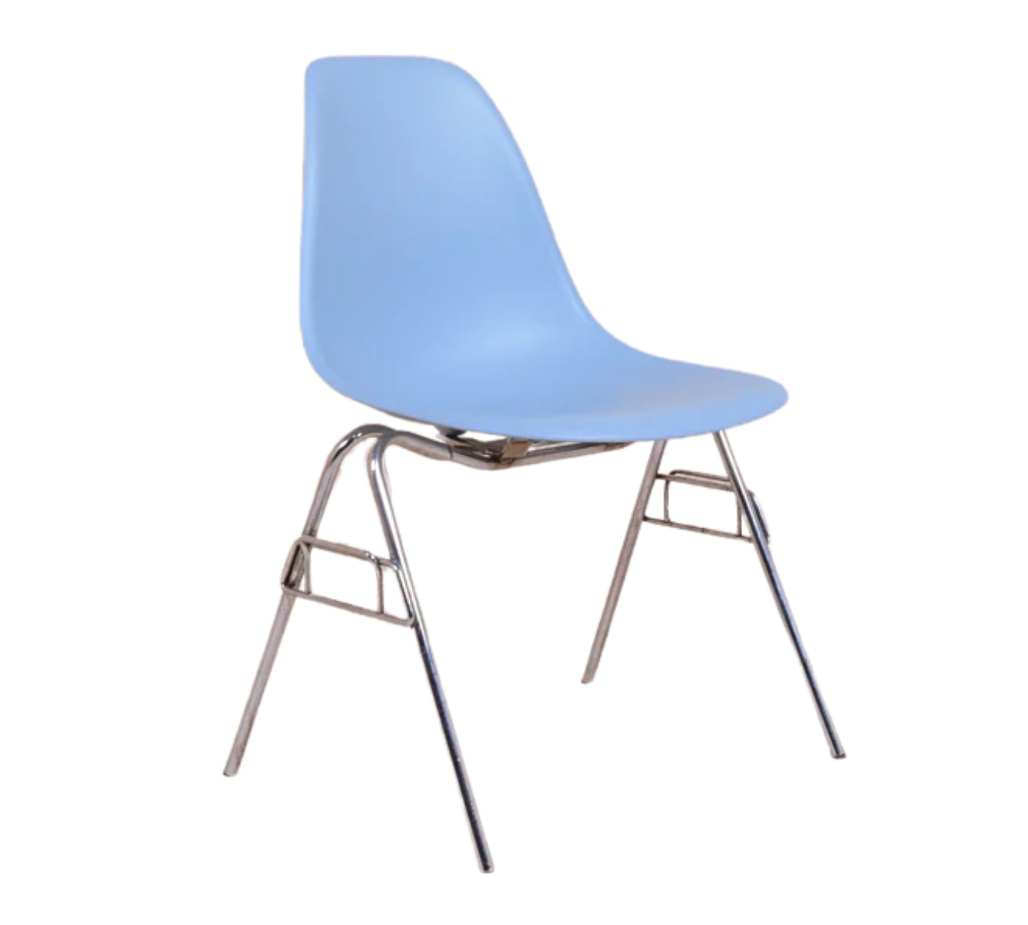 Eames DSS Plastic Side Chair Eisgrau 