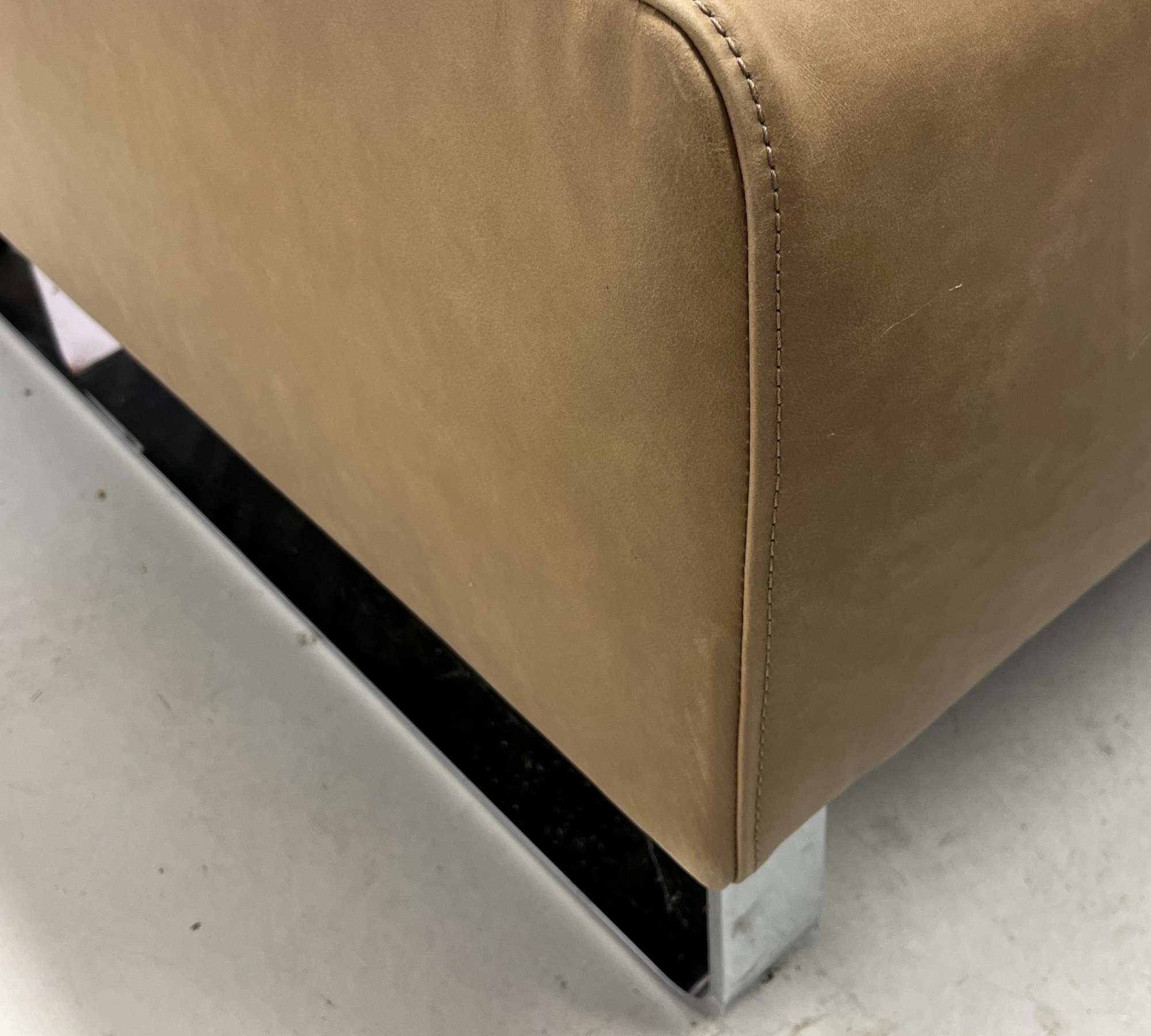 Groove Sofa 3-Sitzer Leder Braun