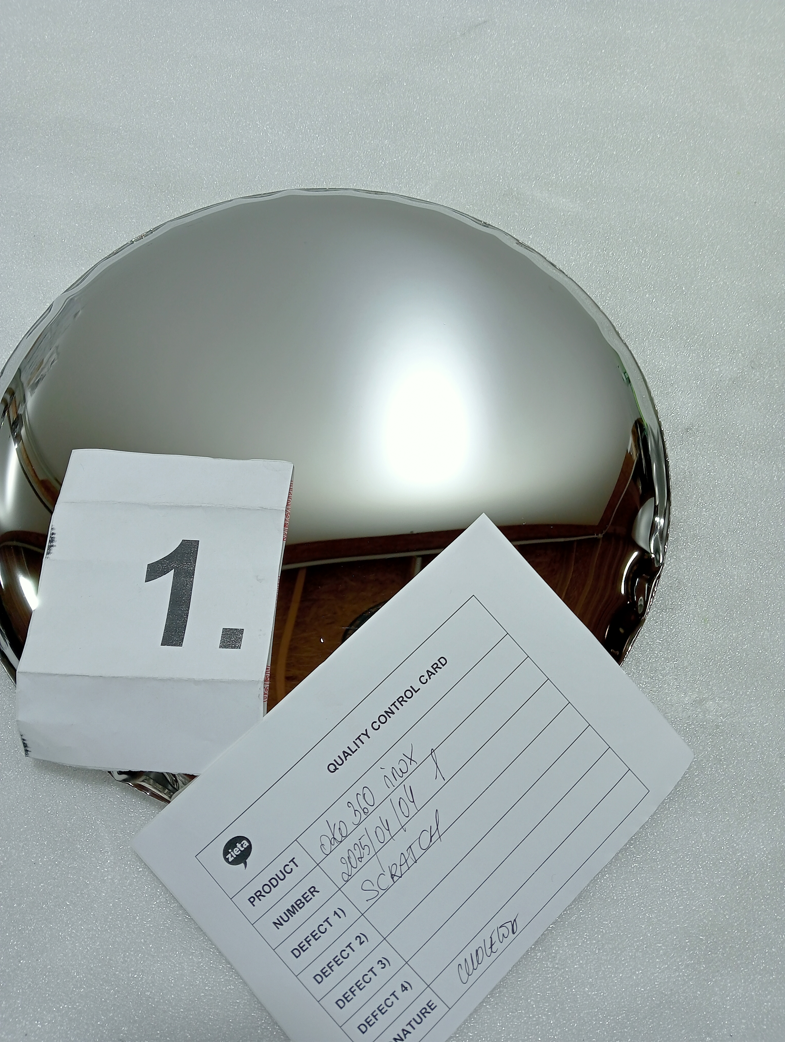 OKO Mirror 360 Polished Stainless Steel Silver