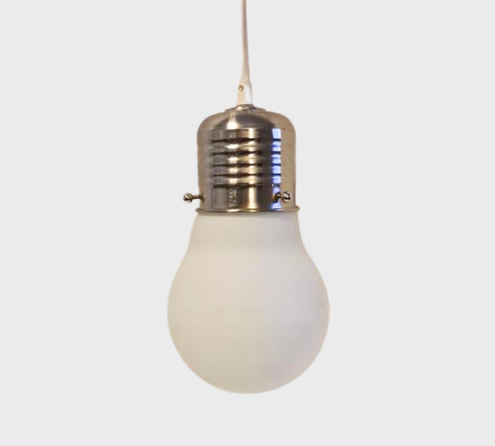 Pendant lamp Glass Metal White