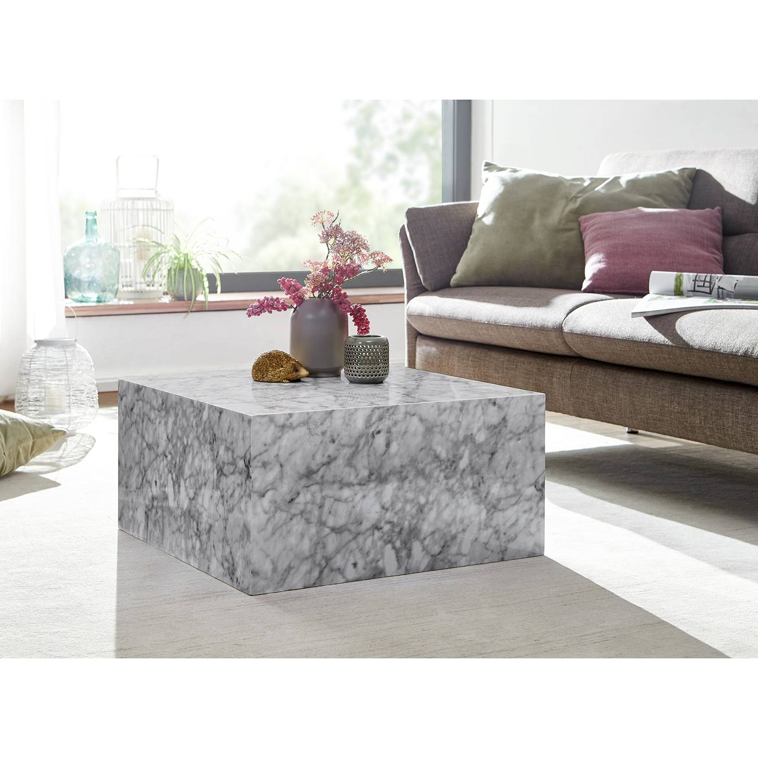 Coffee Table Muzio I Marble Grey