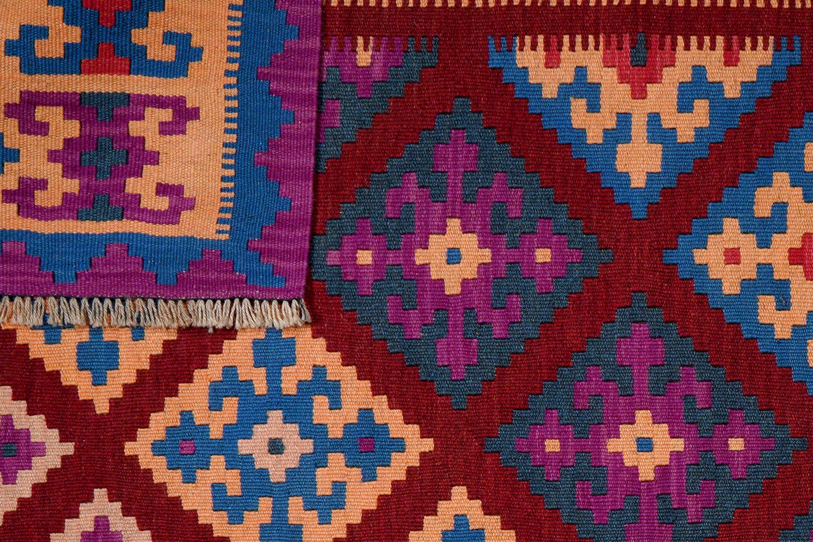 Kilim Gashgai Teppich Mehrfarbig