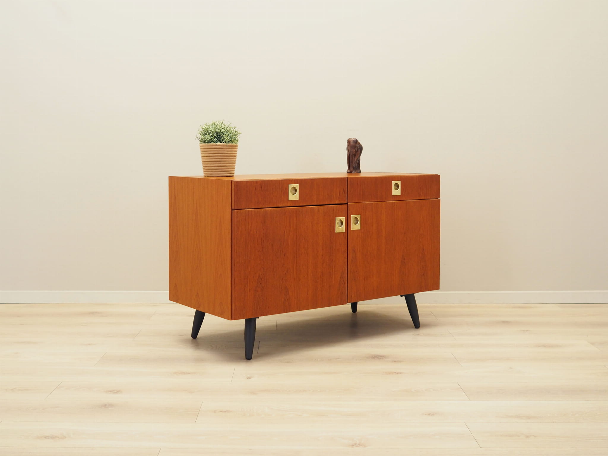 Schrank Holz Braun 1970er Jahre