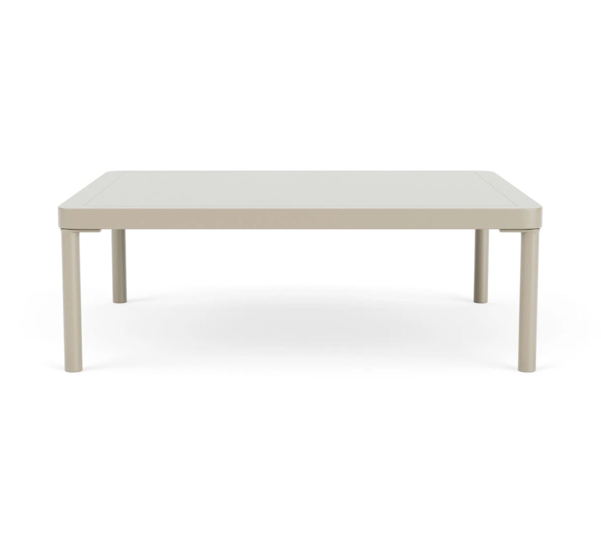 Hadley Outdoor Coffee Table Coral Sand Steel 60 x 70 cm