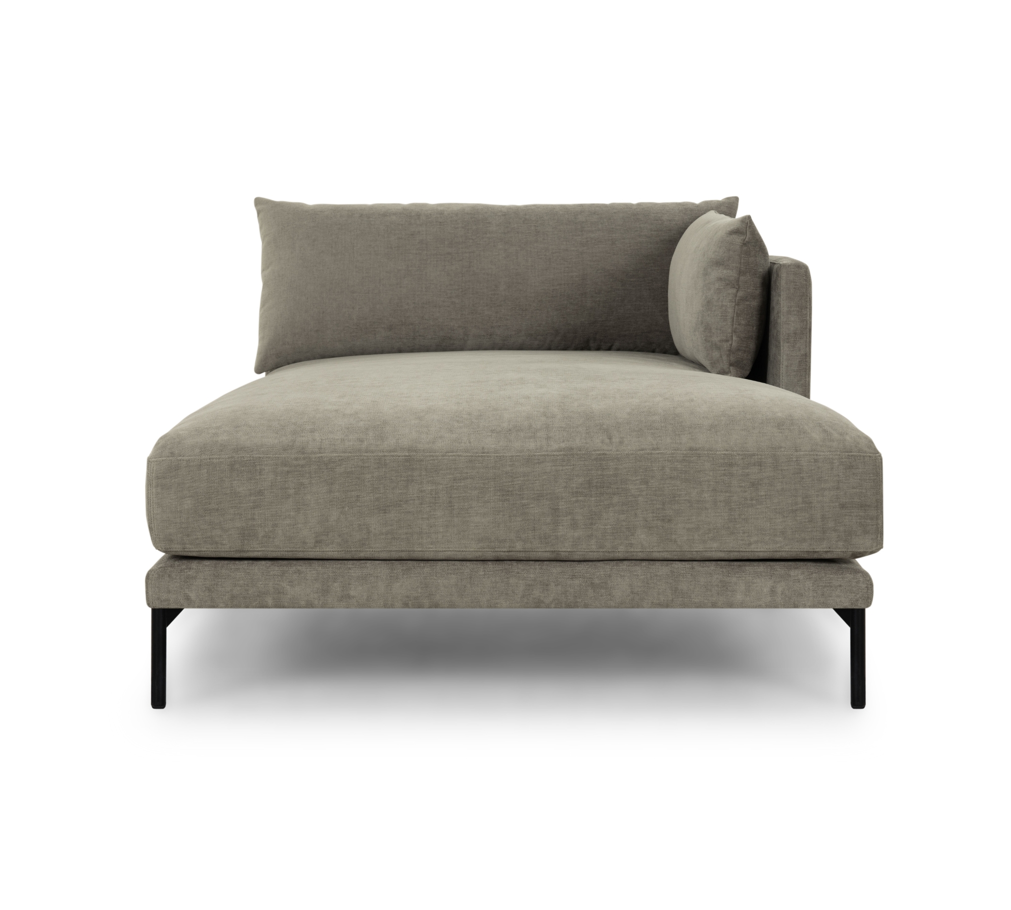 Vincent 1-Sitzer Récamiere Rechts Planet Grey Green