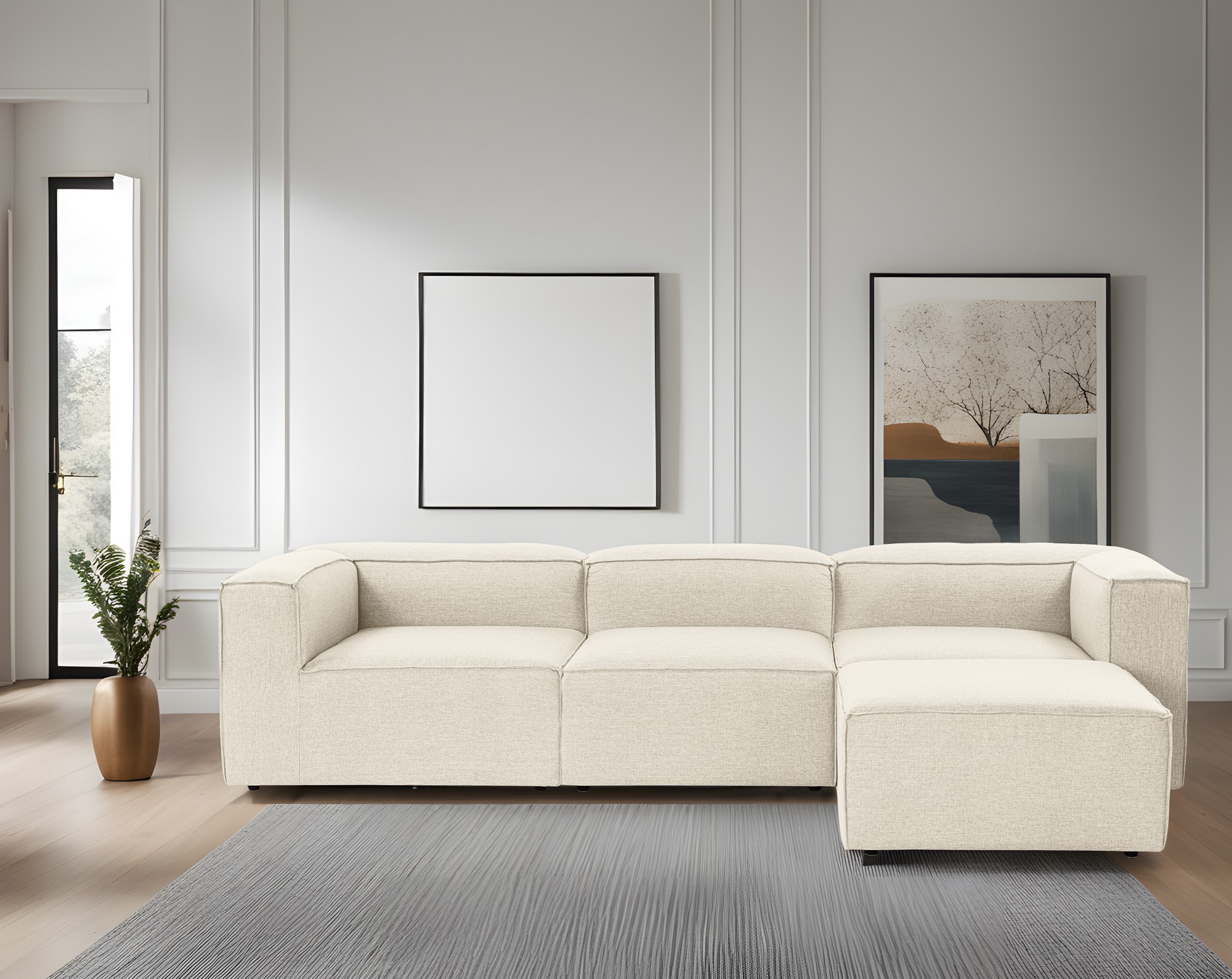 Fora Corner Sofa Ecru