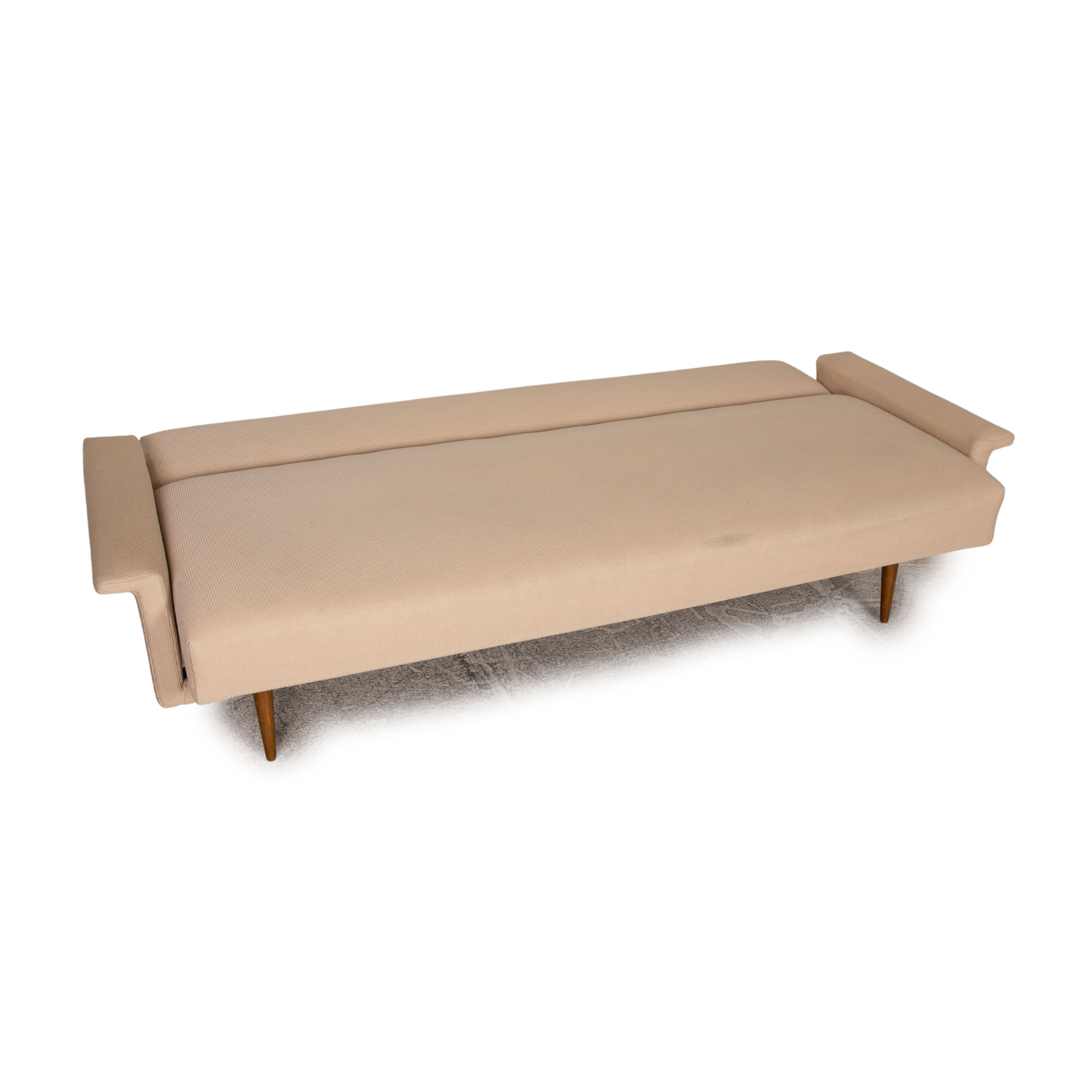 Schlafsofa 3-Sitzer Stoff Beige