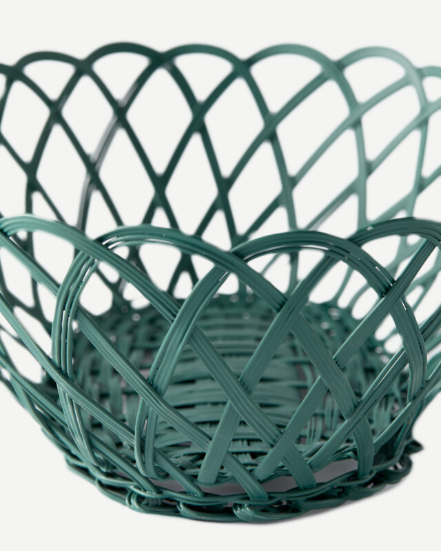 Bakkie Korb Oval Grün