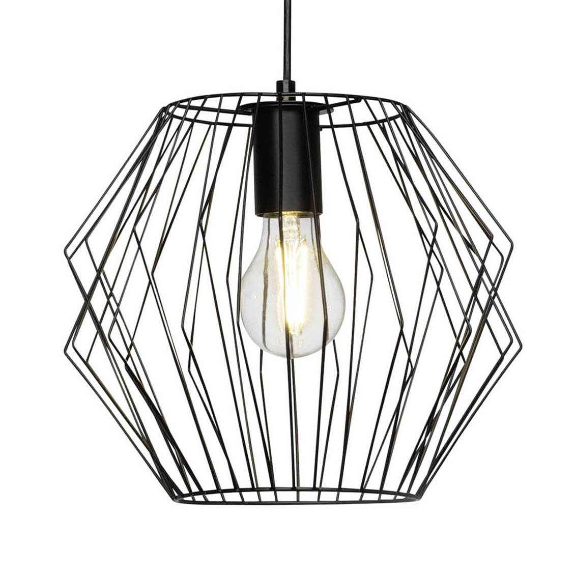 1-Flammig Noris Pendelleuchte Stahl