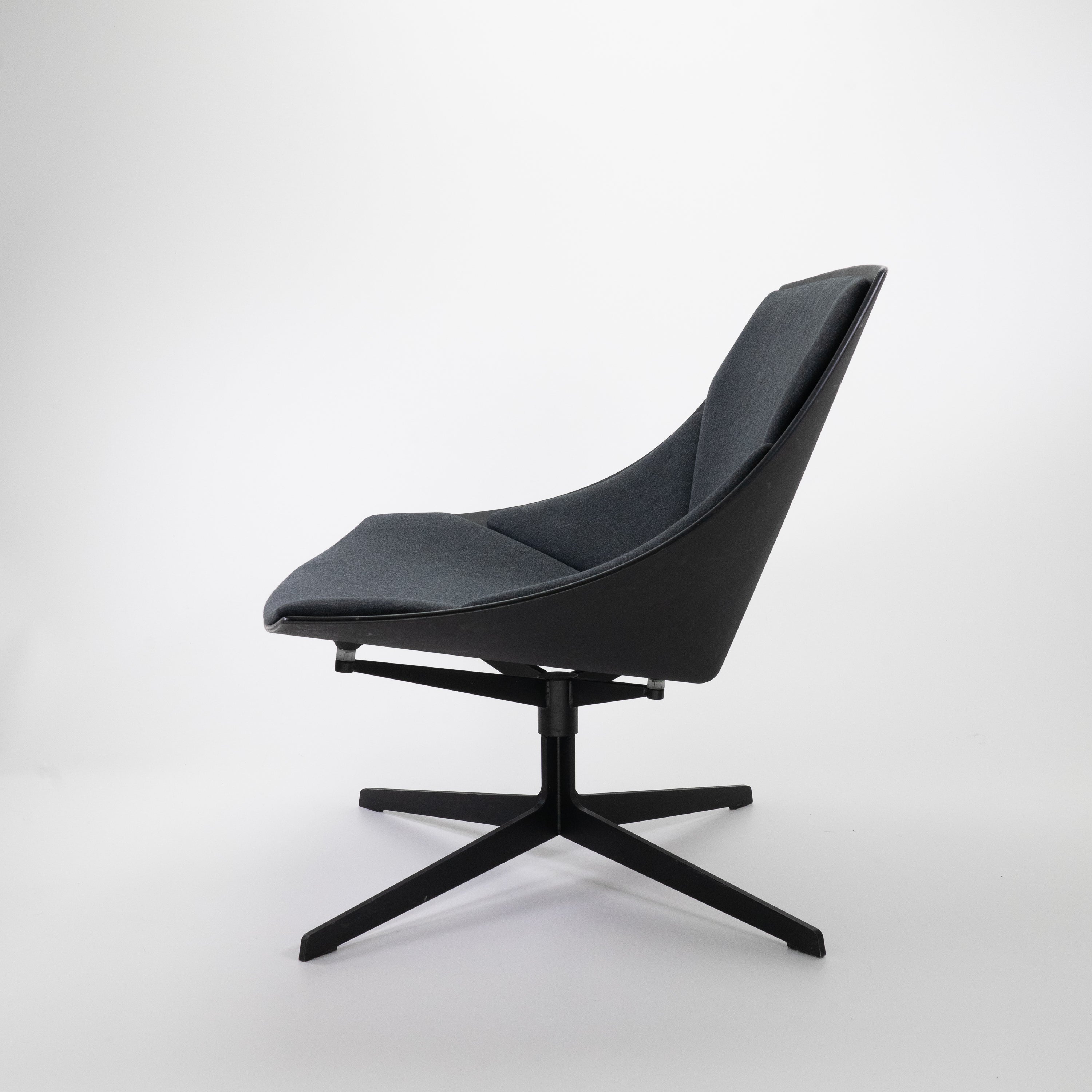 Space Chair Metall Schwarz Dunkelgrau