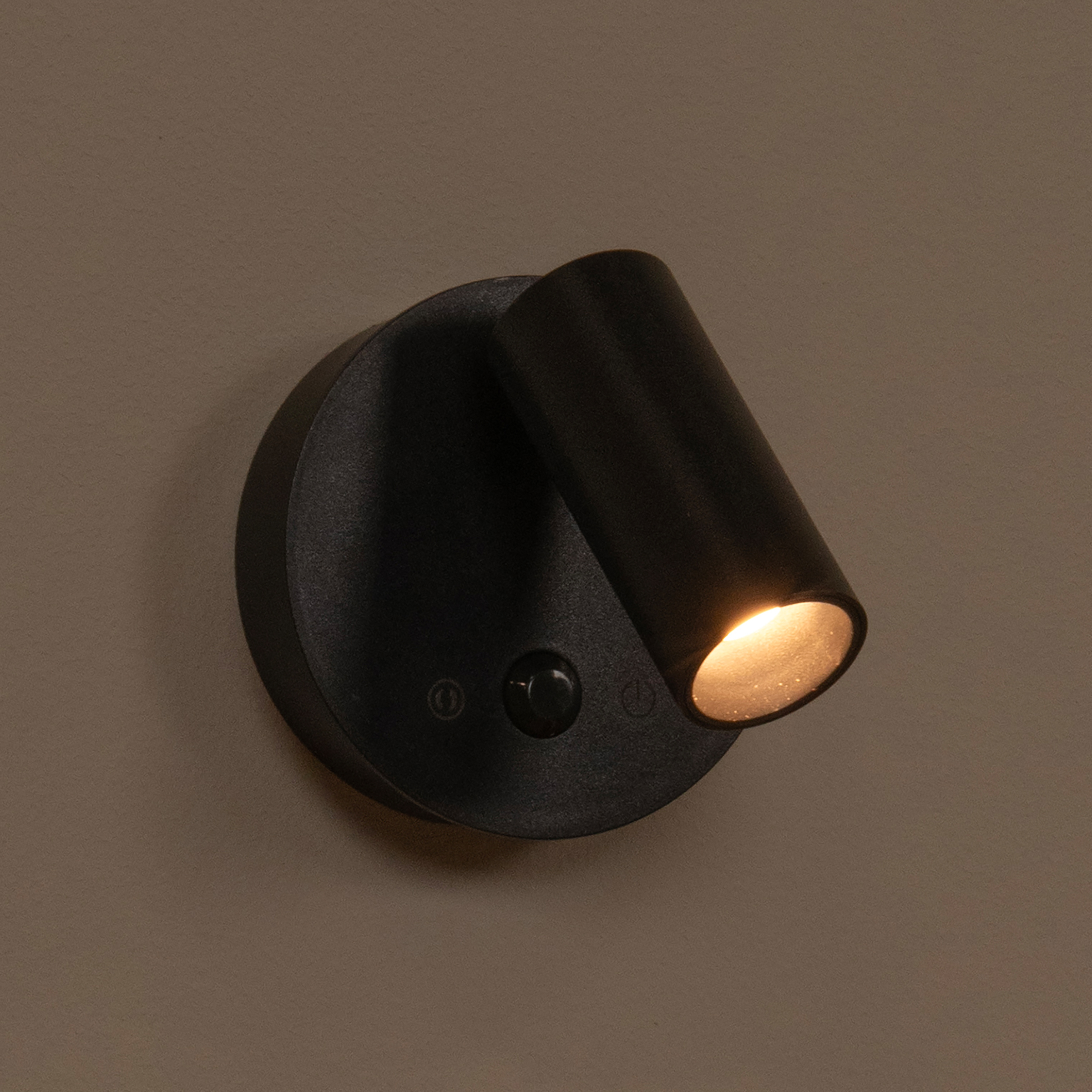 Wandlleuchte Toni Typ B Aluminium Schwarz