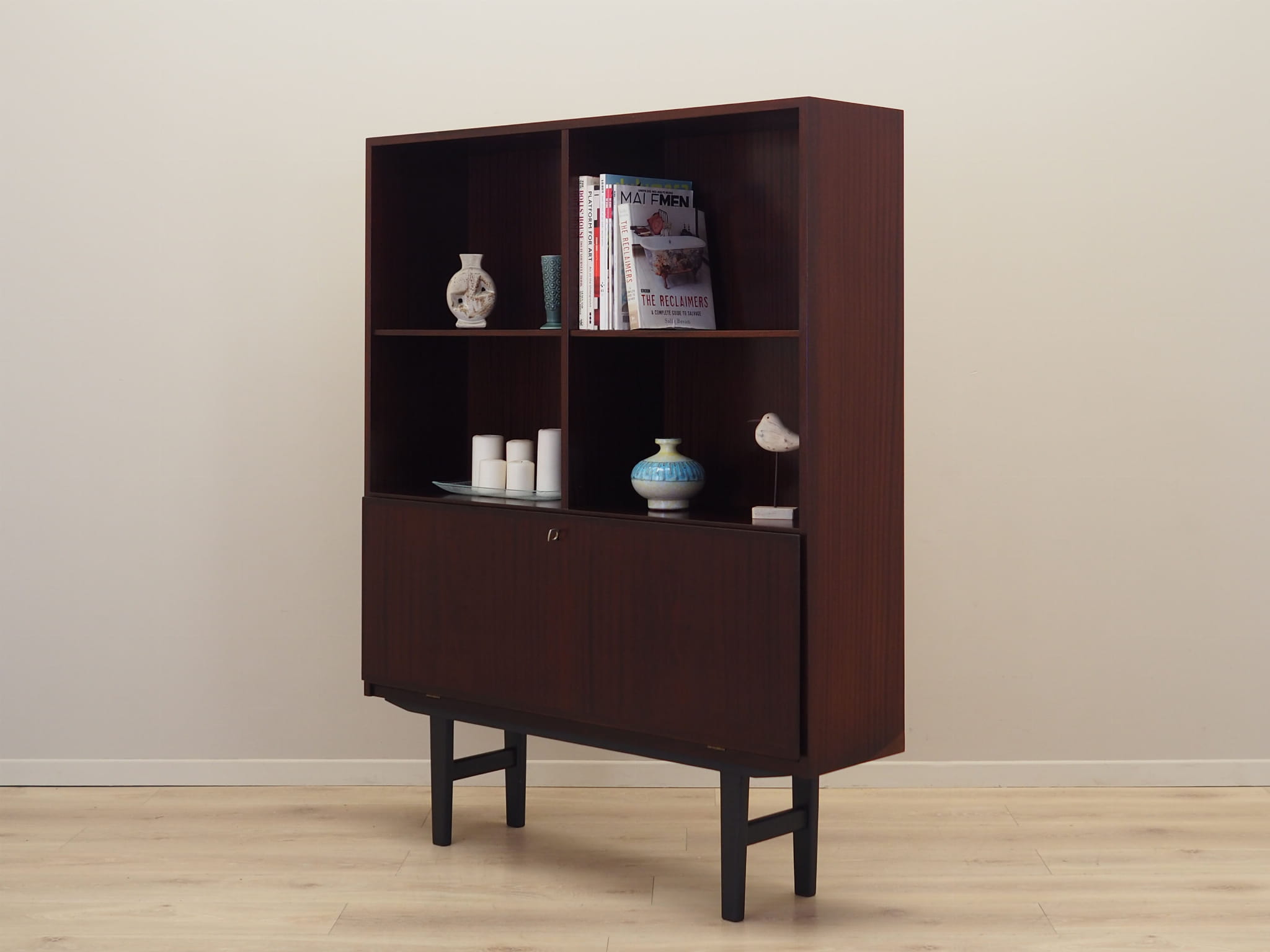 Mahogany Bücherregal 1970 Jahre