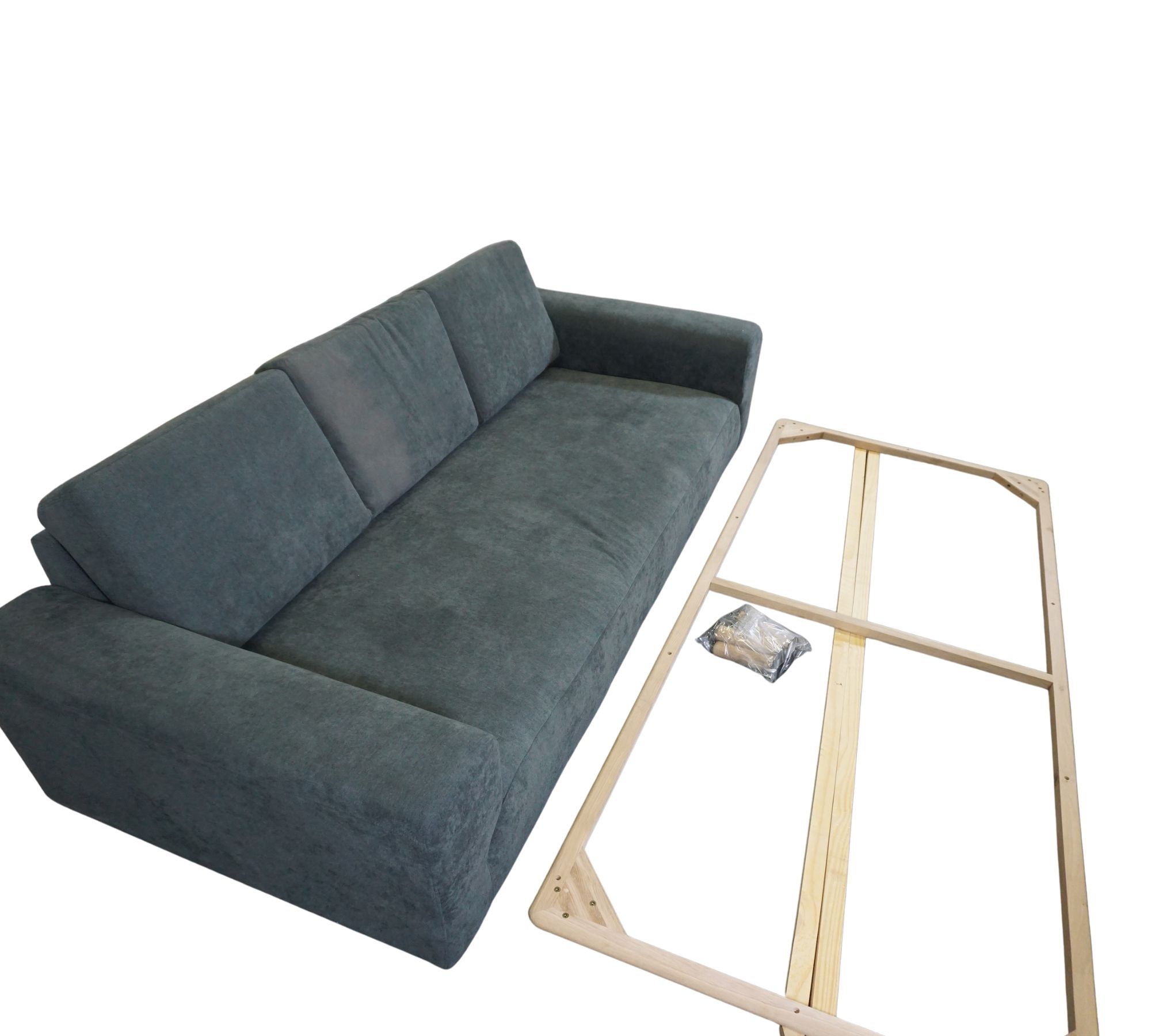 Vilmar Sofa 3-Sitzer Form Blue Grey
