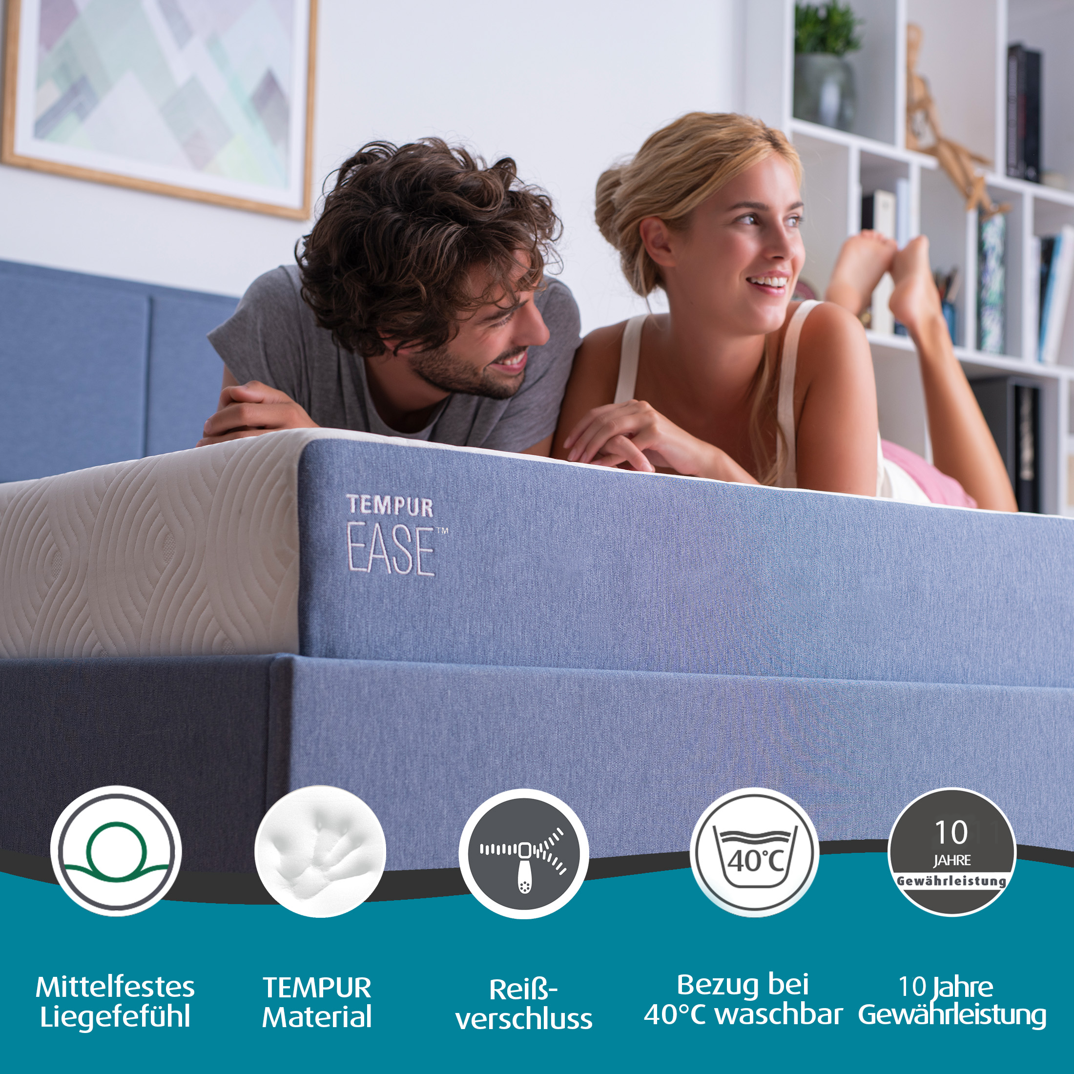 EASE® Mattress Medium 100 cm Width