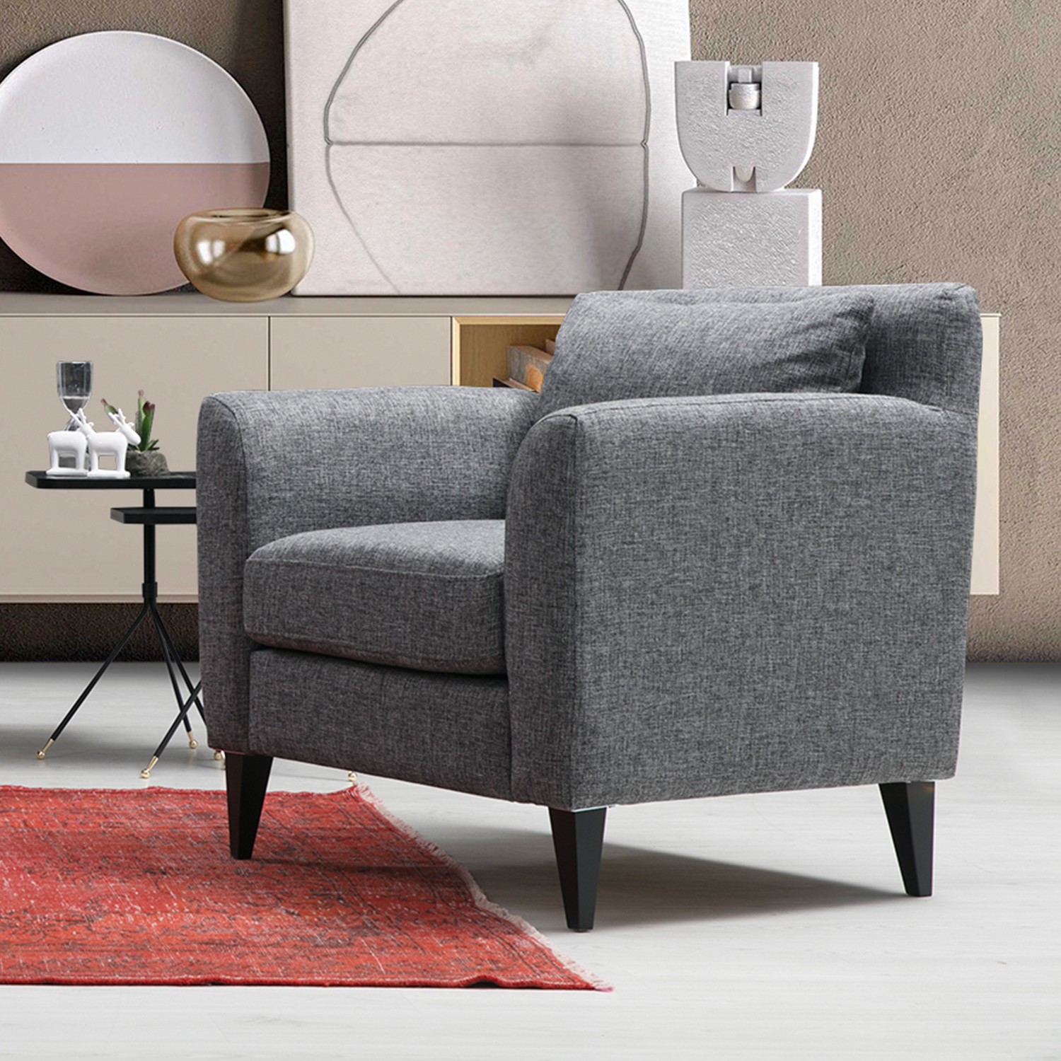 Nordic armchair Grey