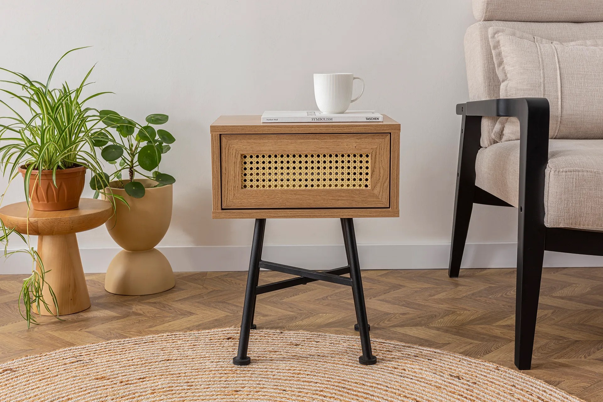 Nala 54 Side Table Brown