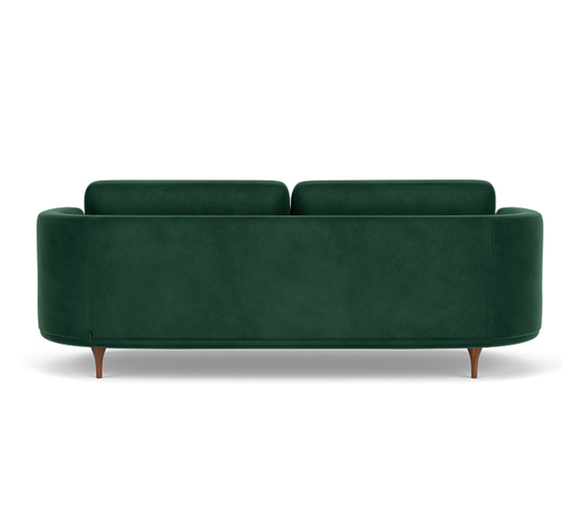 Elinor 3-Sitzer Sofa Velour Lux Dark Green