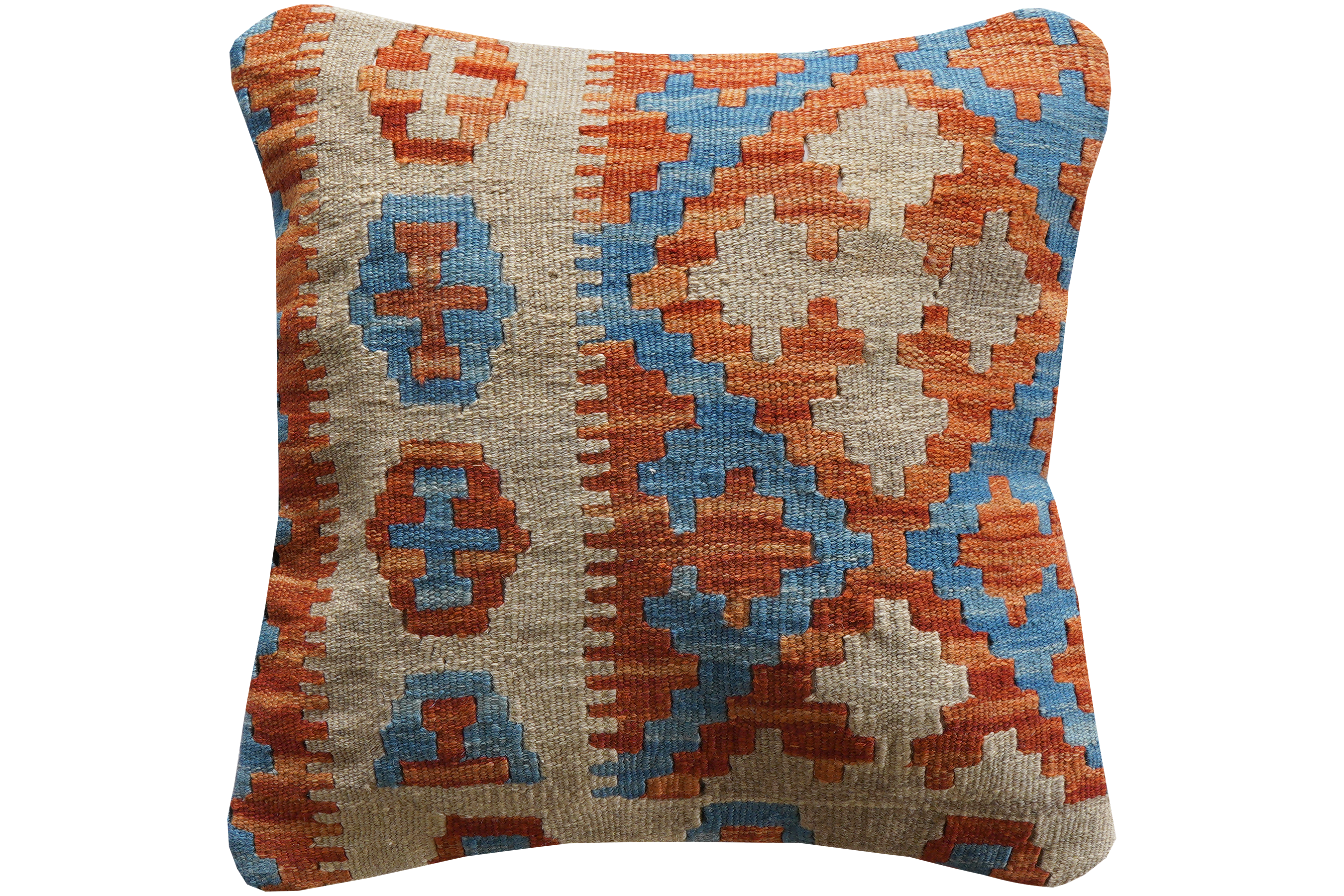 Carpet Pillow Wool Cotton Multicolored