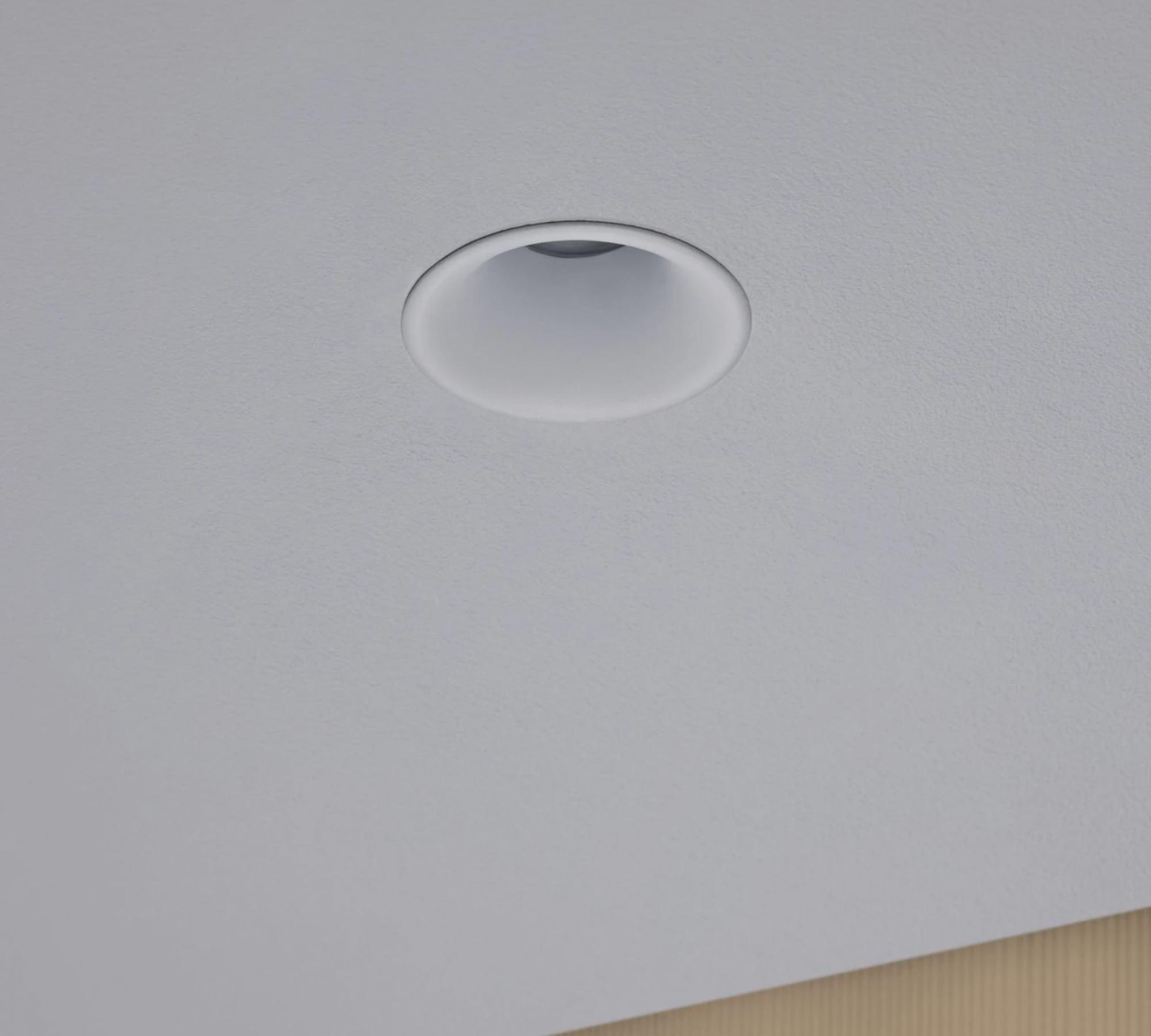 3-flame recessed spotlight acrylic glass white
