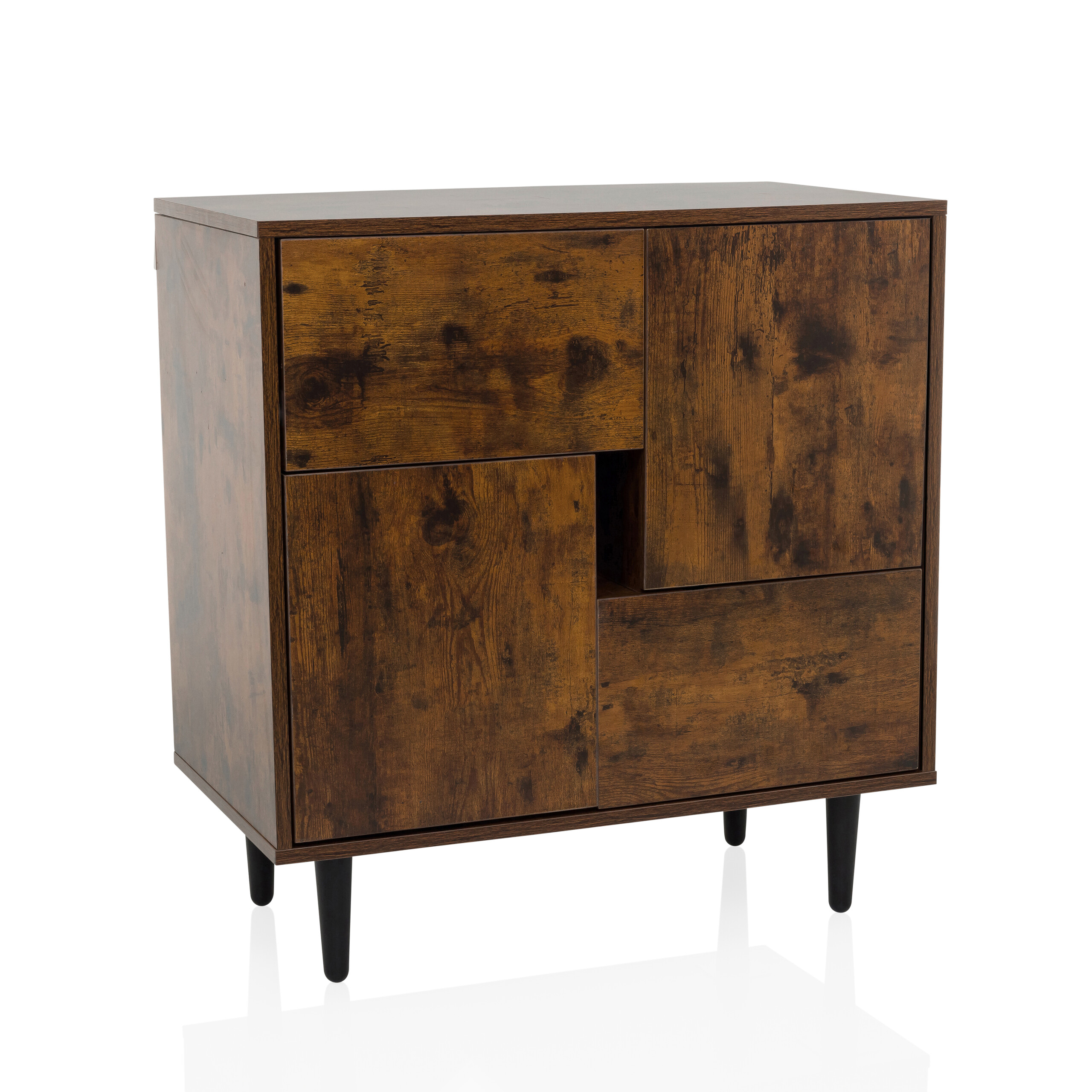 LYKKJA Chest of drawers Brown