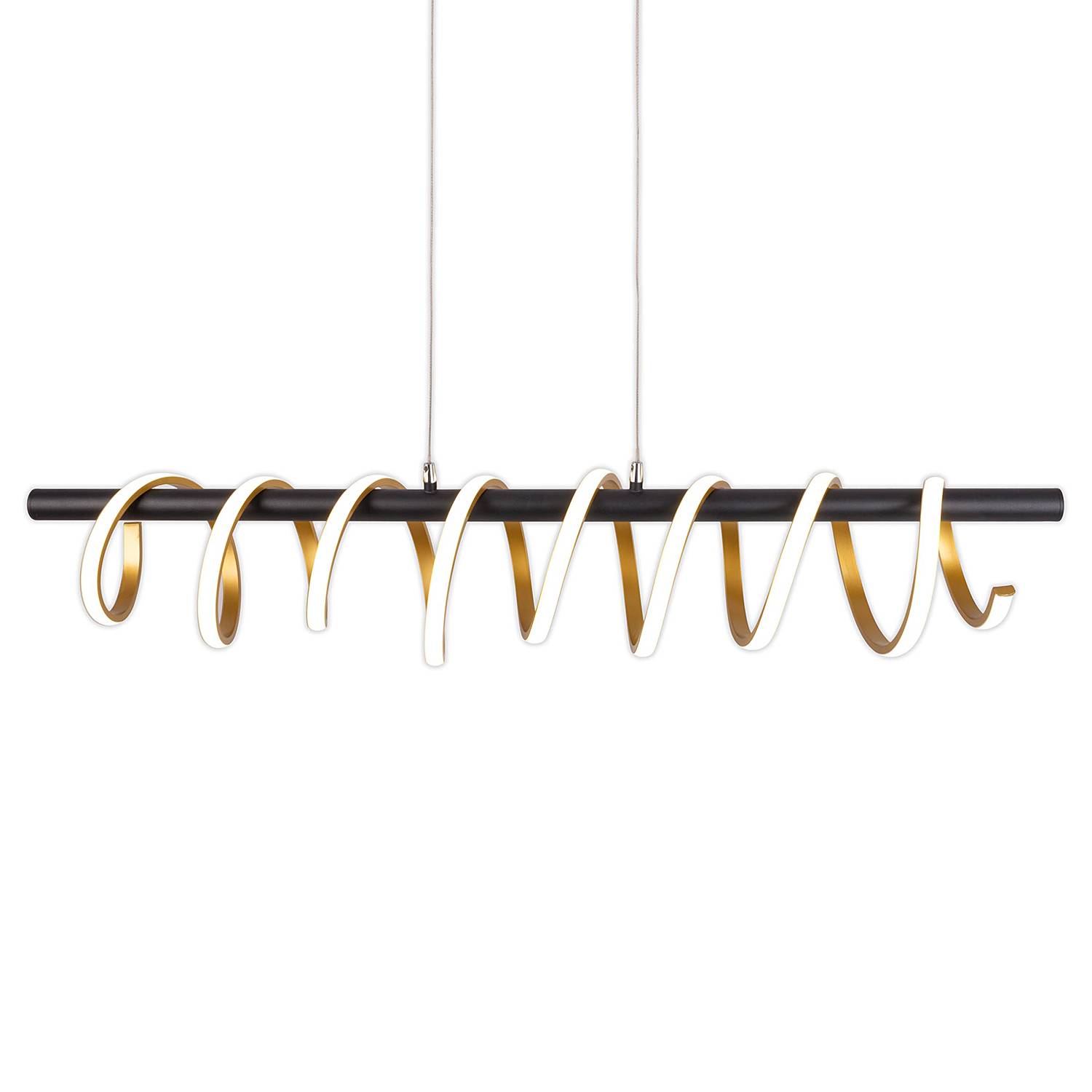 1-Flammig Belleza LED Pendant Light Iron Acrylic Glass Gold