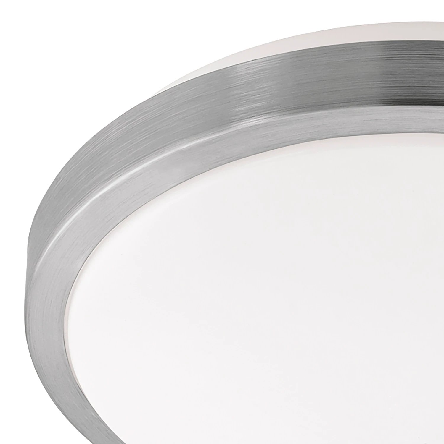 LED-Deckenleuchte 1-flammig Kunststoff Stahl Weiß