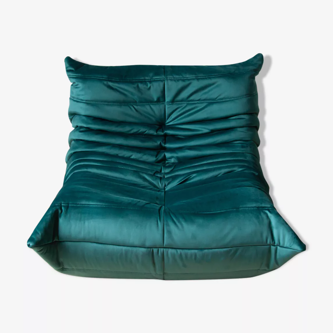 Togo armchair velvet petrol