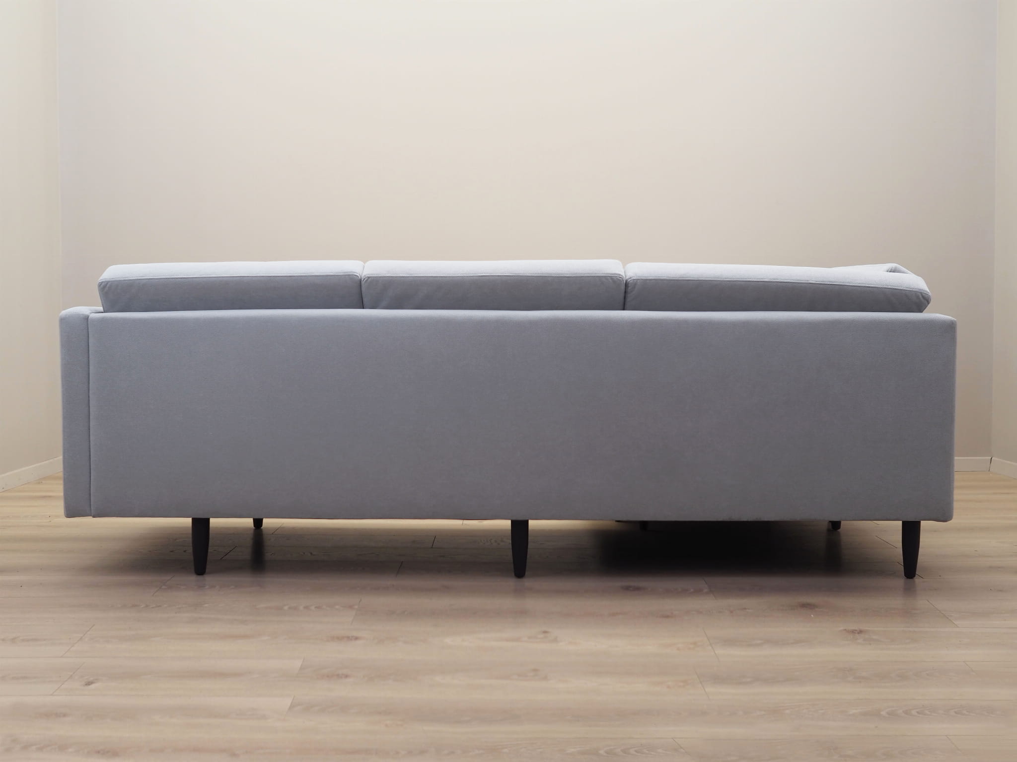 Corner sofa textile grey 1990s