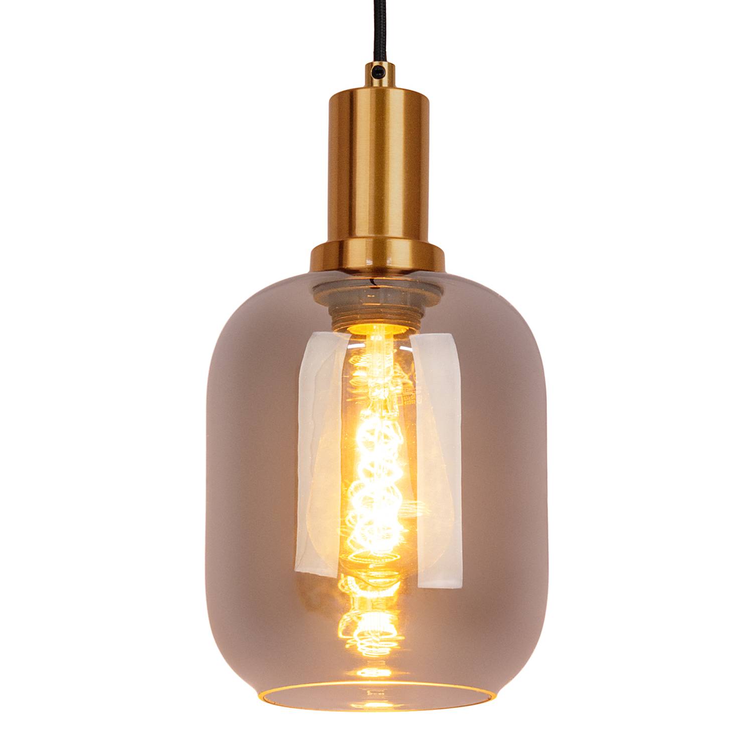 Fumo Pendant Lamp 1-light Iron Black