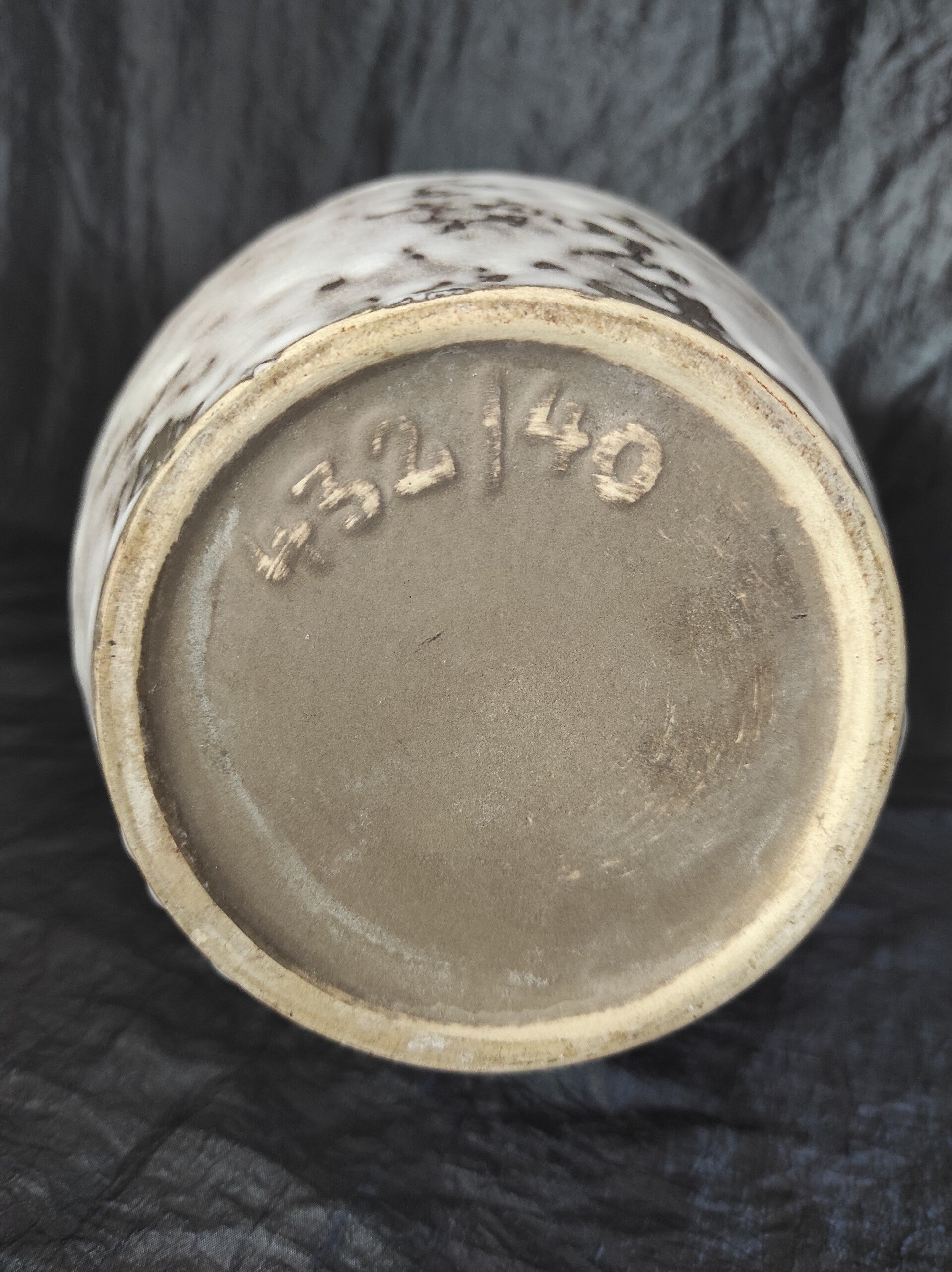 Vintage 432/40 Vase Keramik Blau 