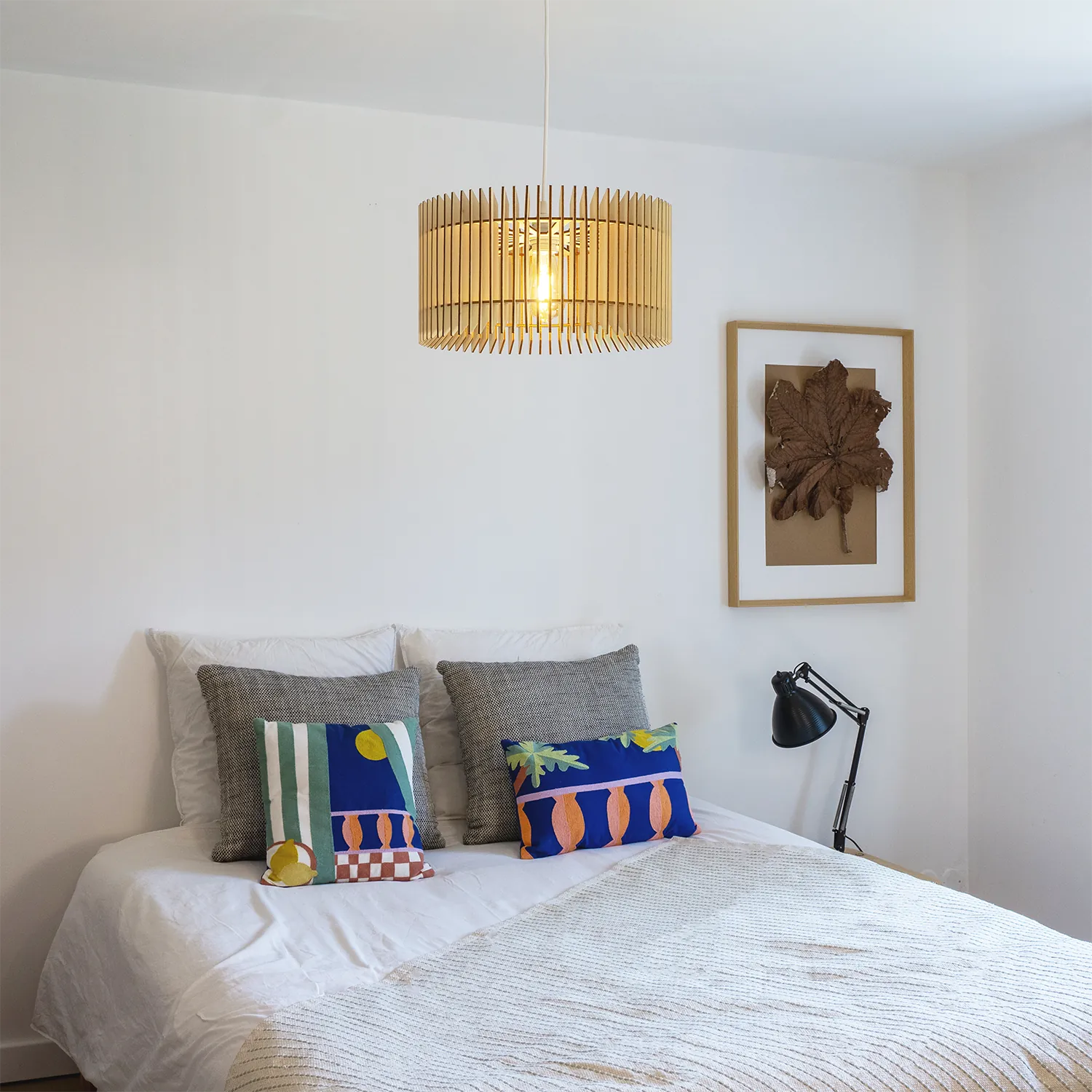 Apollon Pendelleuchte Holz 40cm