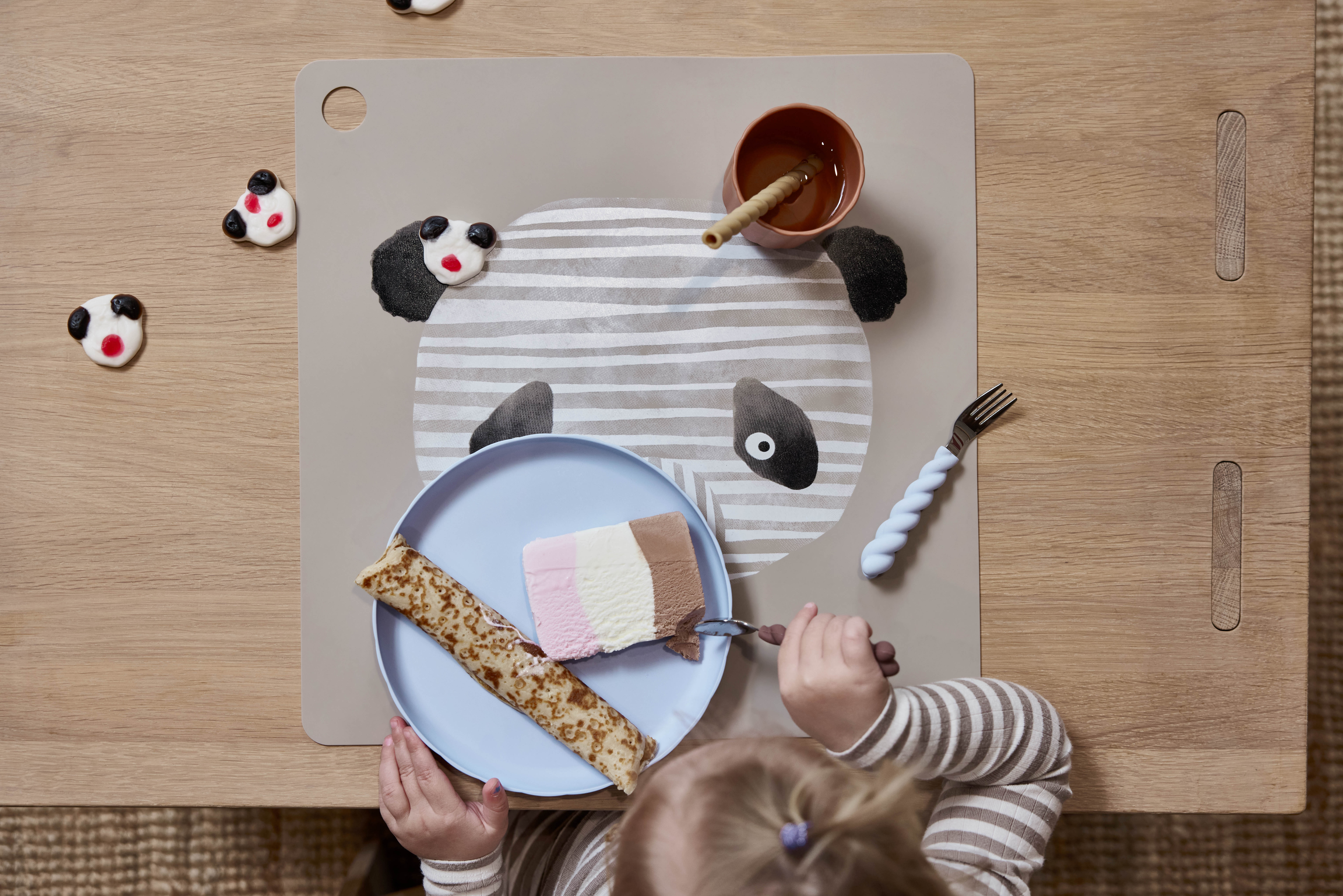 Lun Lun Platzset Silikon Beige