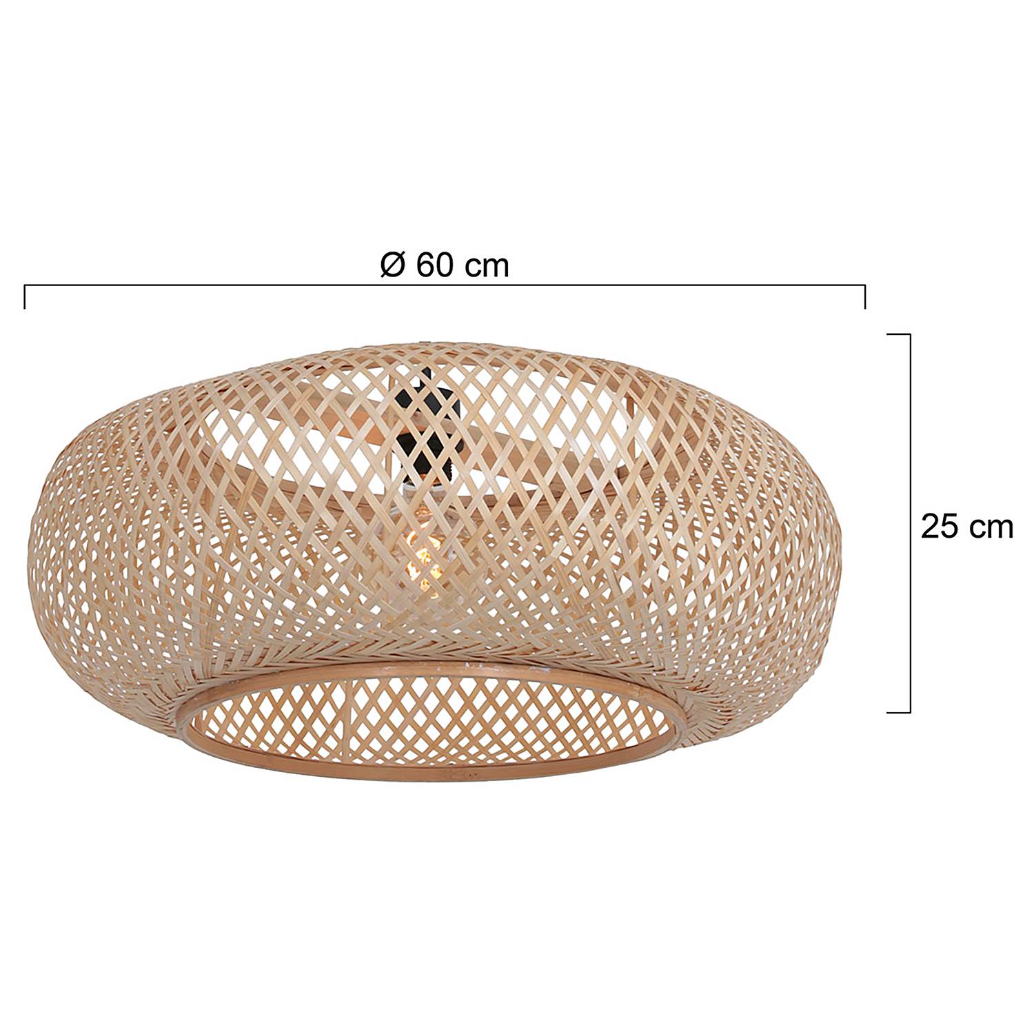 Lampenschirm Maze Bambus Beige