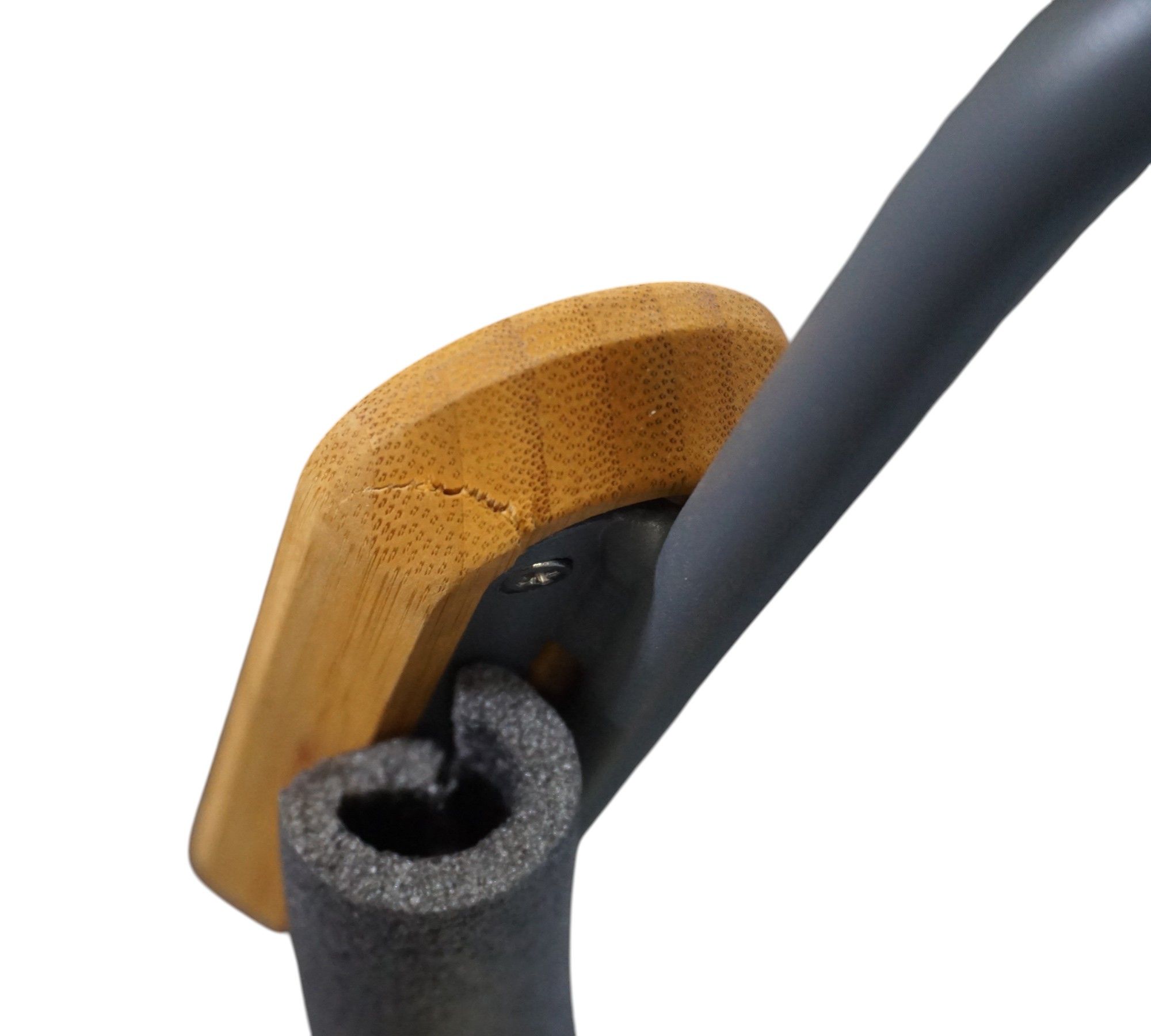 CLICK Armlehnstuhl Stahl Pulverbeschichtet Holz Hellblau