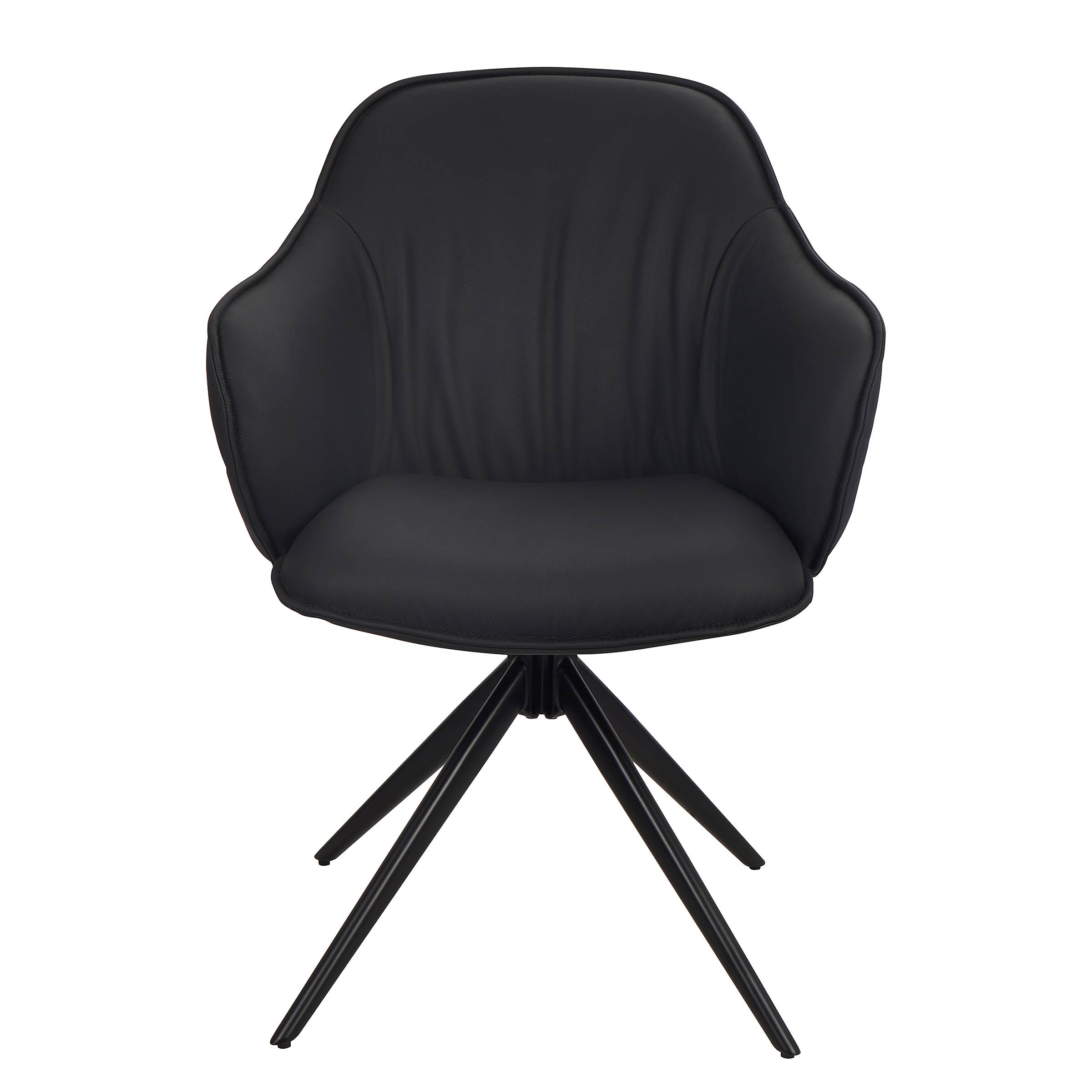 AOBAO Swivel Armchair Black