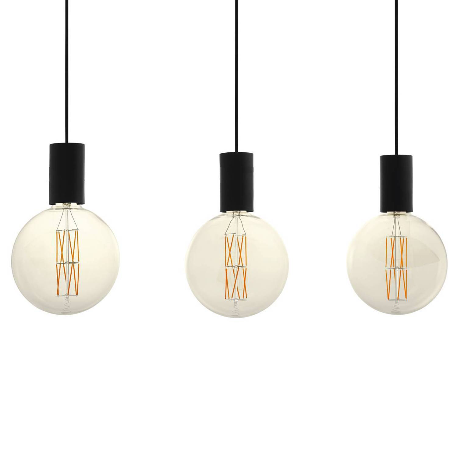 Pozueta II Pendant Light Steel 3-light