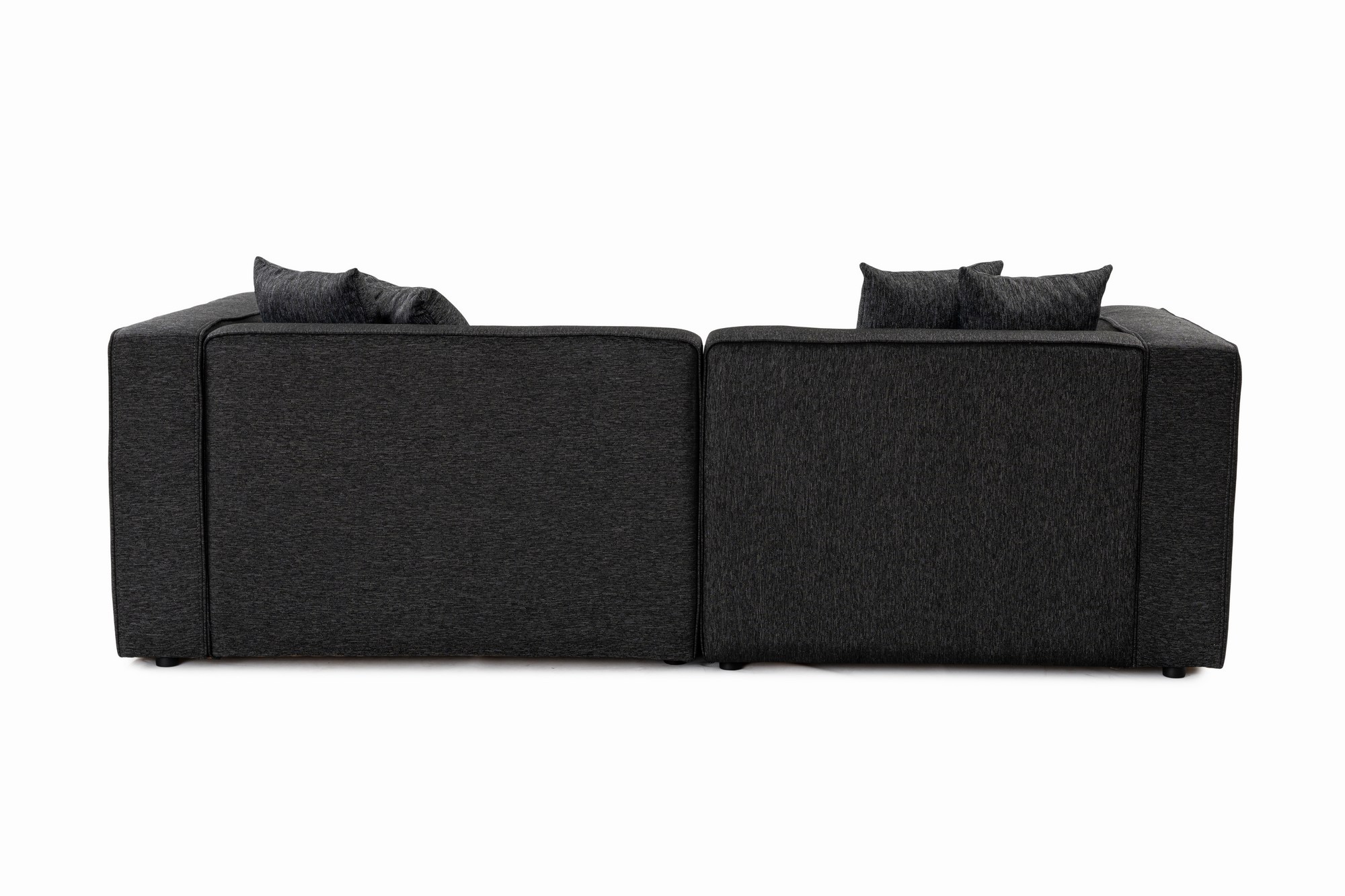 Mora XL 2-Sitzer Sofa Schwarzgrau