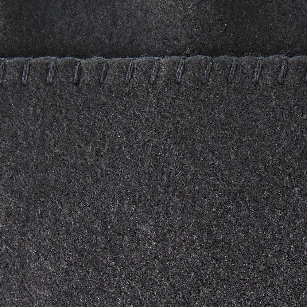 Wohndecke aus Visco Fleece Anthrazit