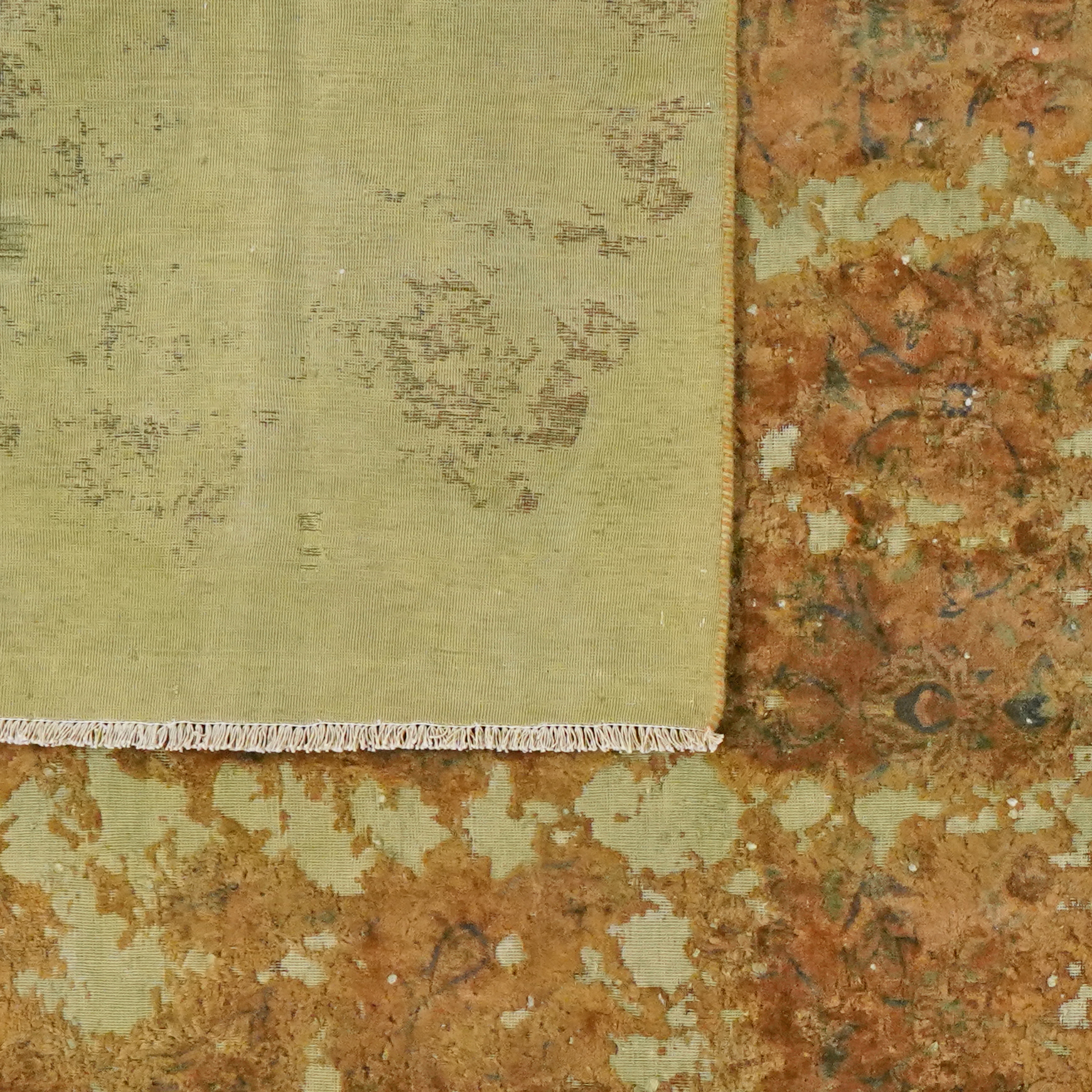 Vintage Teppich Wolle Mehrfarbig