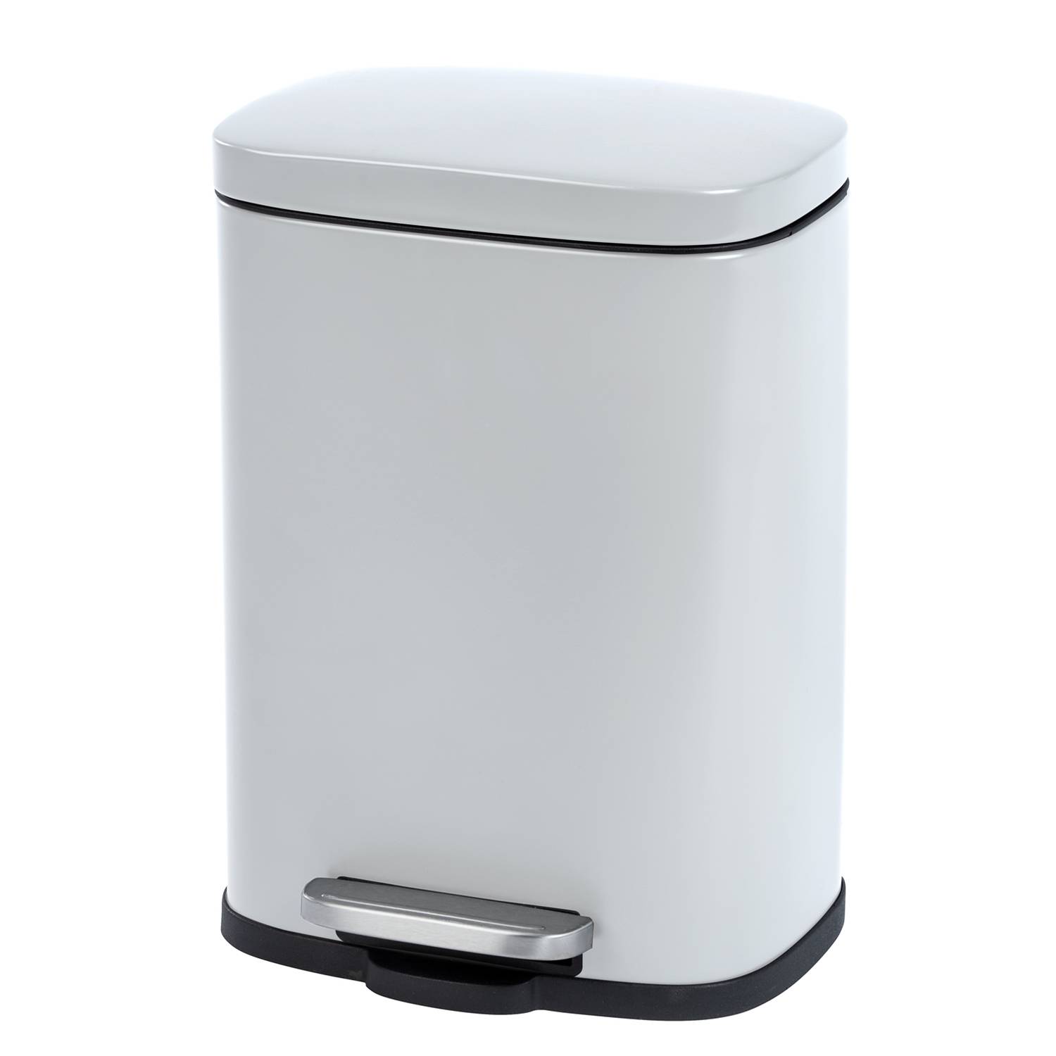 Leno Treteimer Stahl Weiß 5L