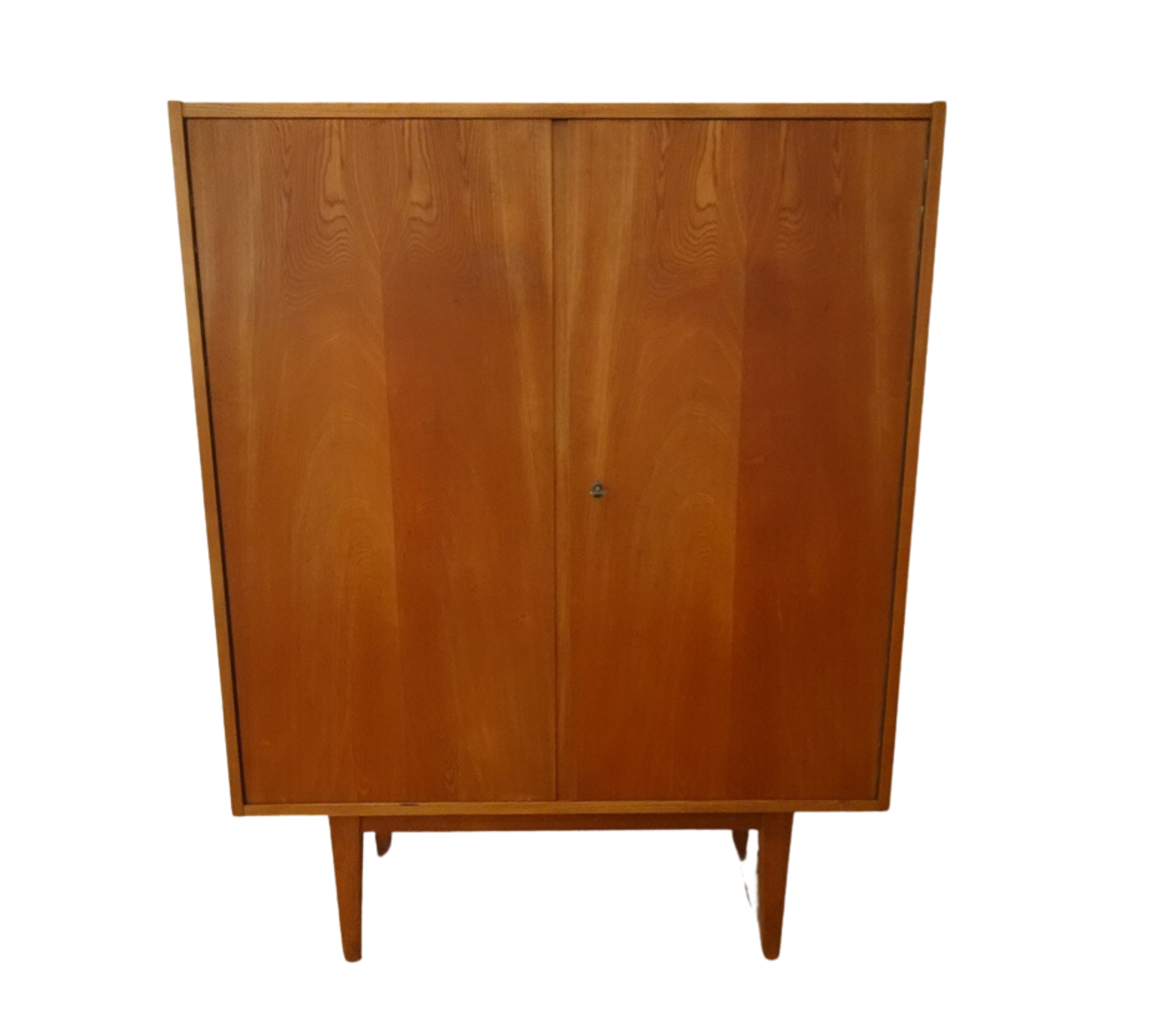 Vintage 602 Vertiko Kommode Holz Braun