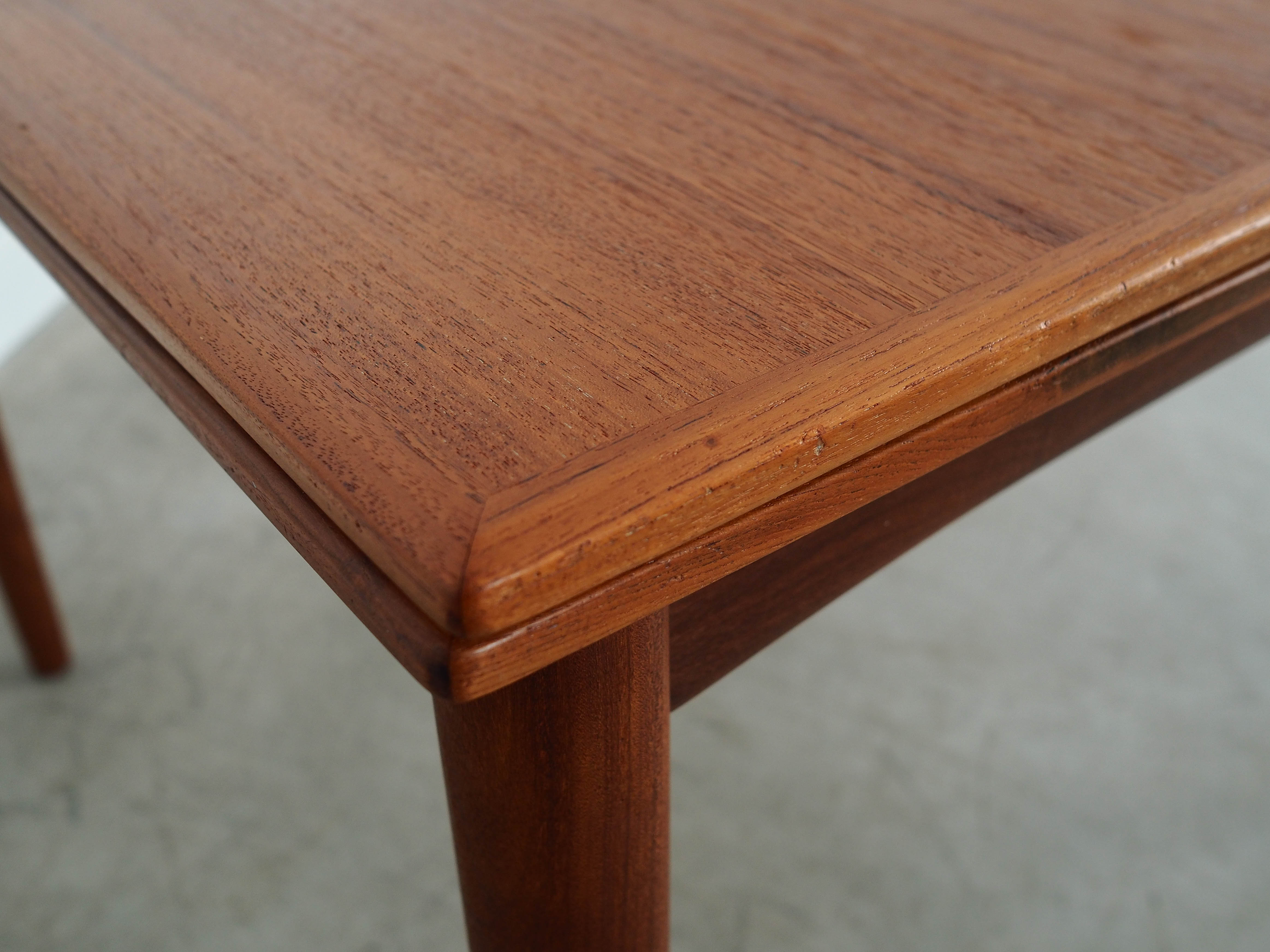 Teak table Brown 1970s