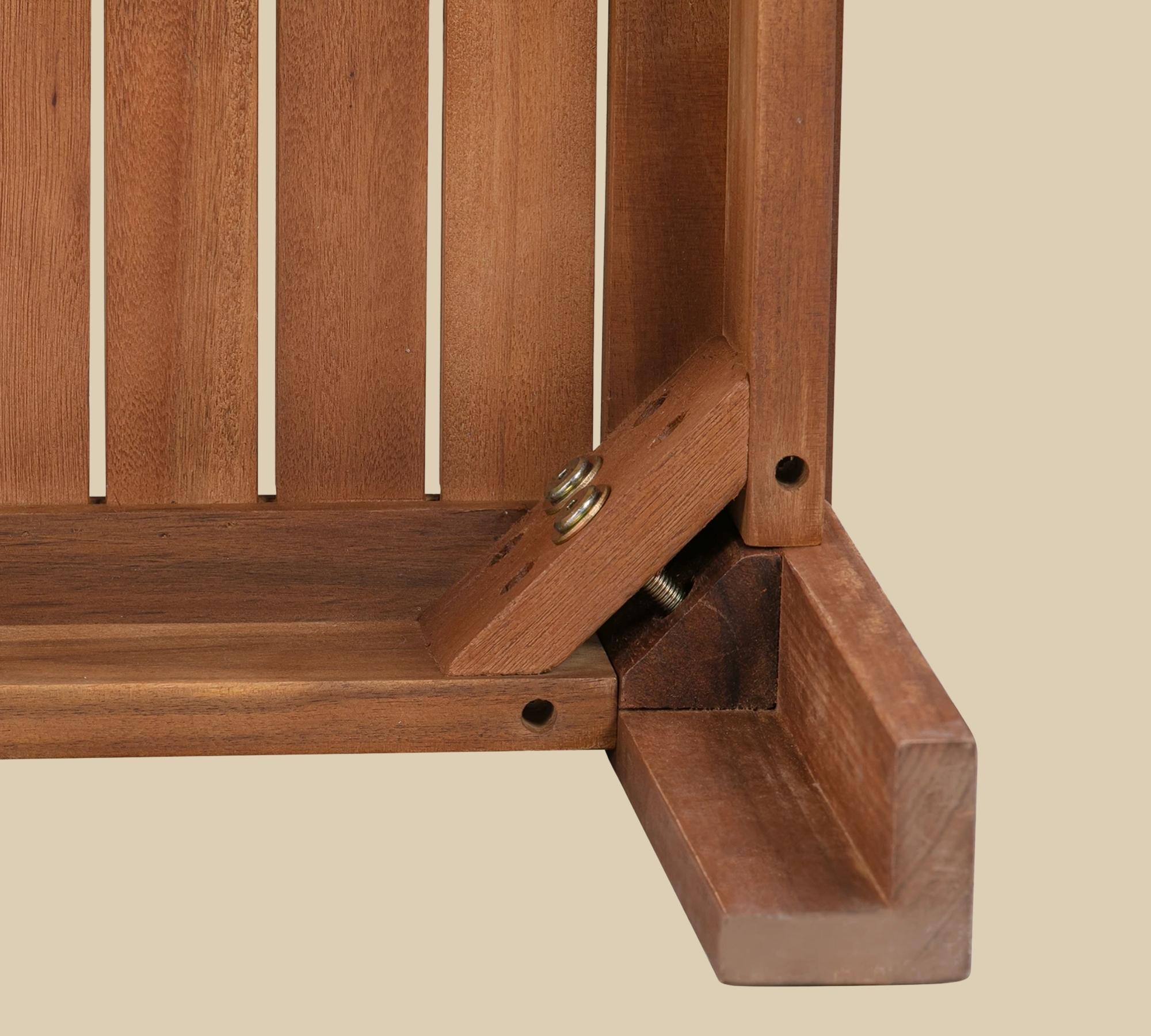 Loungesessel Akazie Massiv Taupe