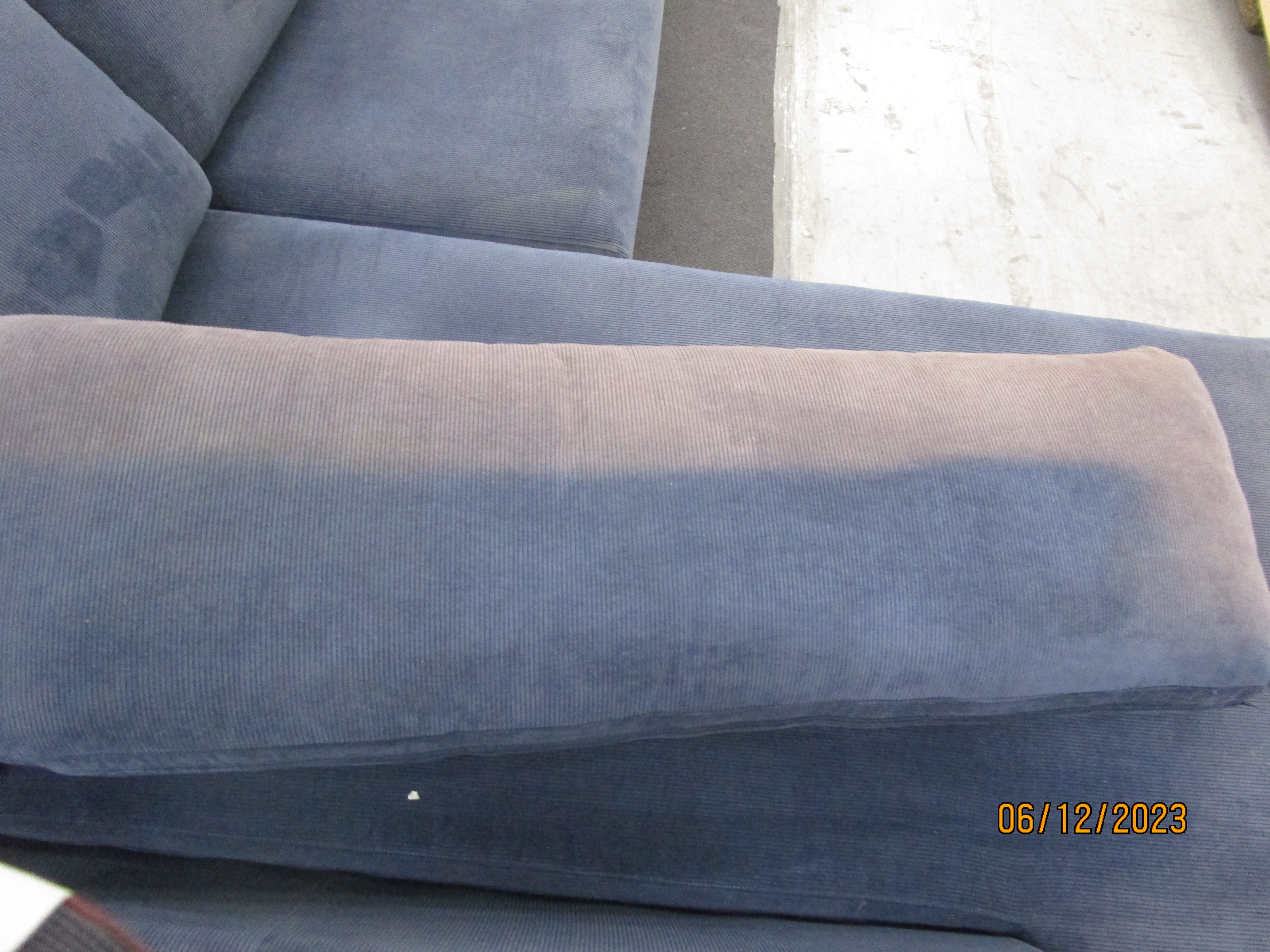 Douglas Sofa Récamiere Links Sorrento Steel Blau