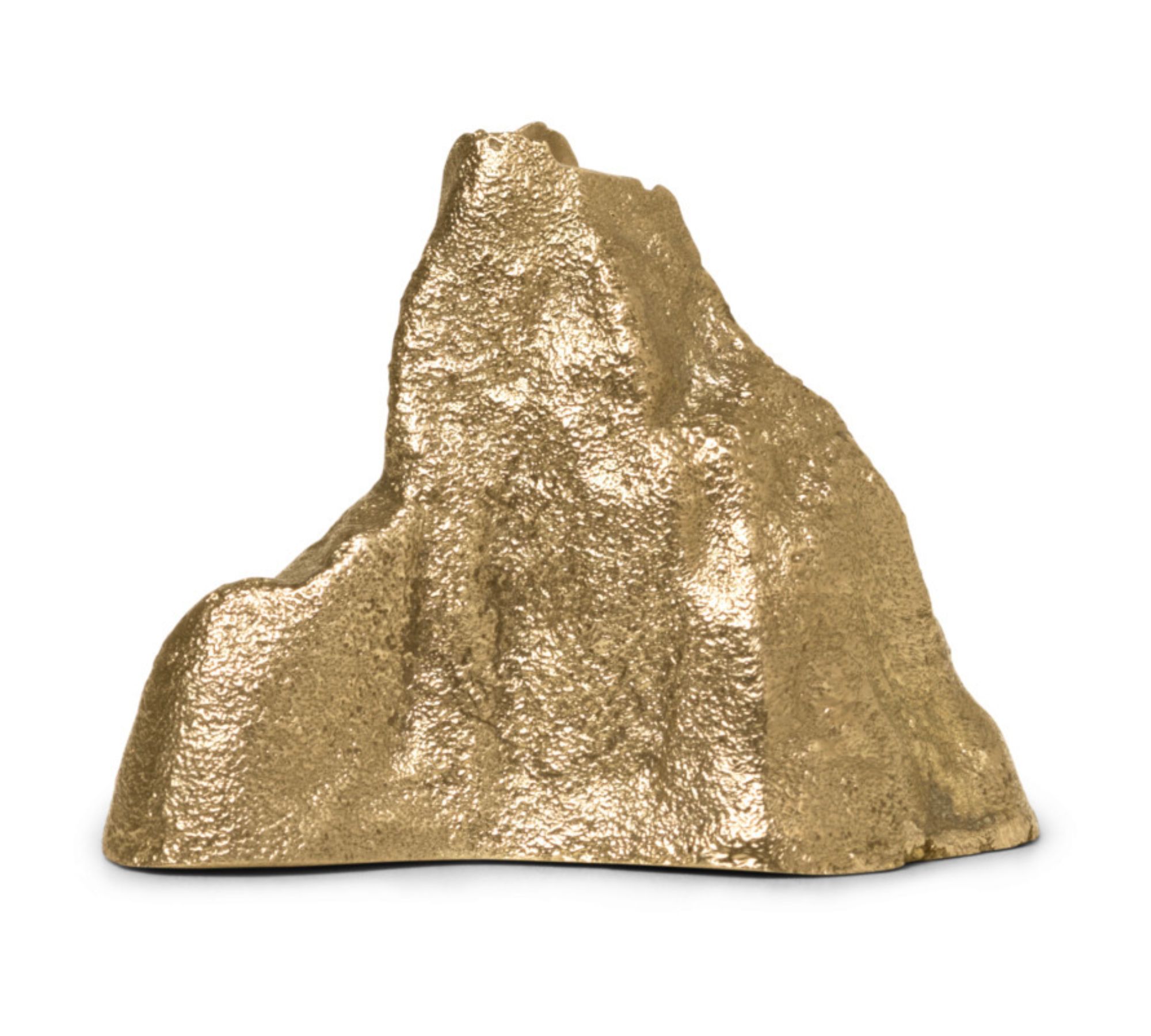 Stone Kerzenhalter Gold