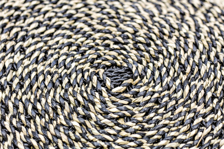 Malibu Fußmatte Raffia Seegras ø100cm