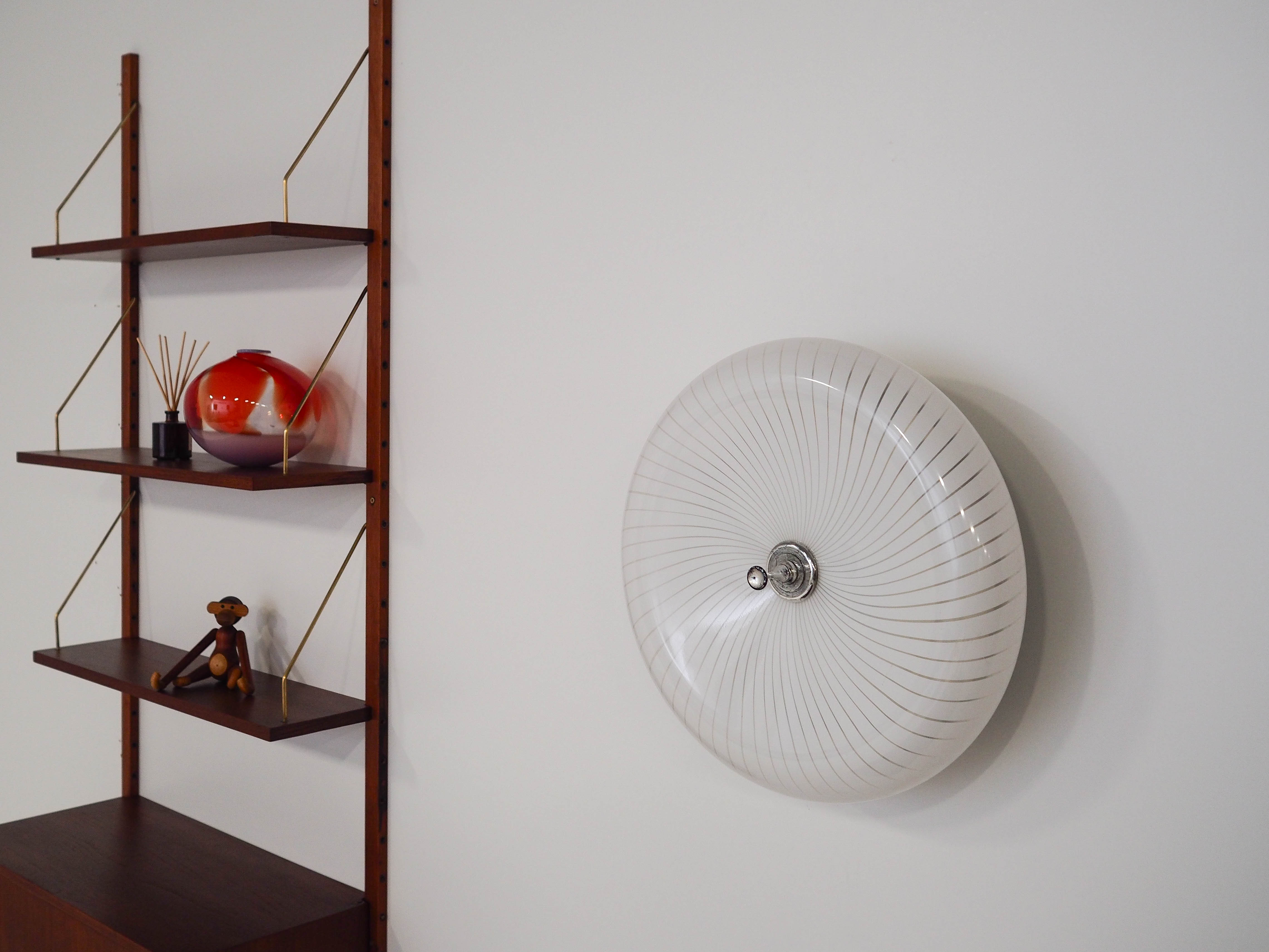 Wall lamp Transparent 1970s