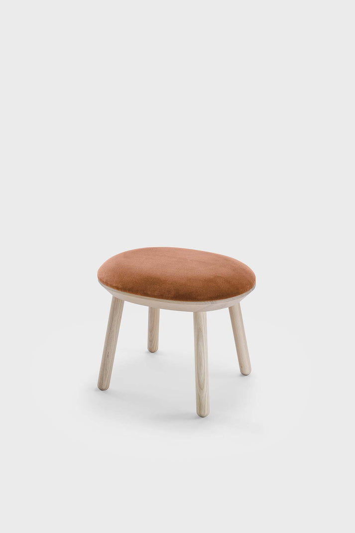 Naïve Hocker Velours Braun